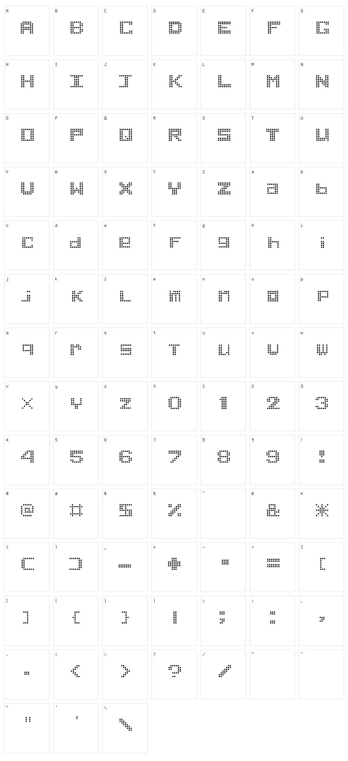 Game Power Character Set