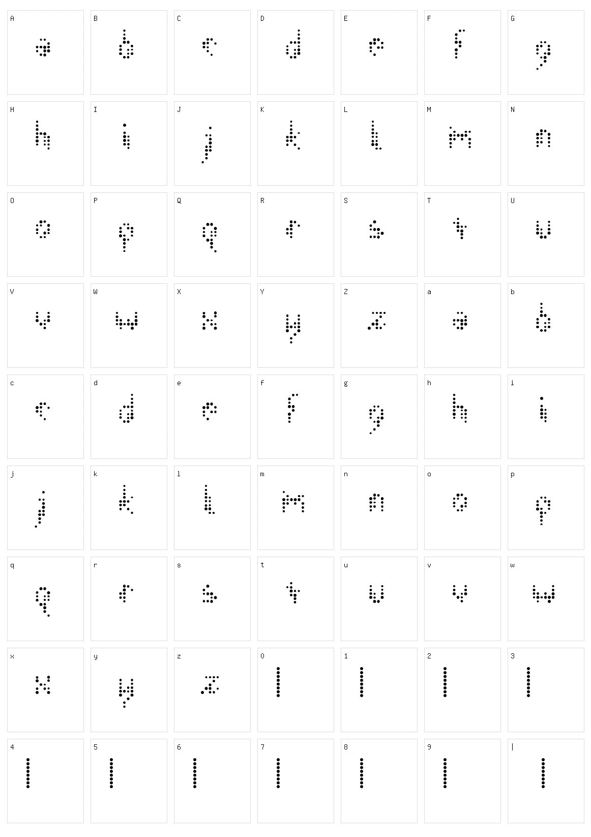 ISL Sickness Character Set