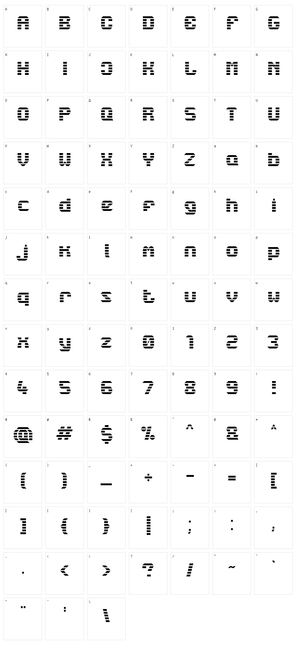 LBC Starlight Character Set