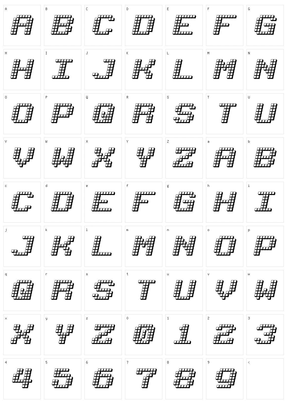 Lots of Dotz Character Set