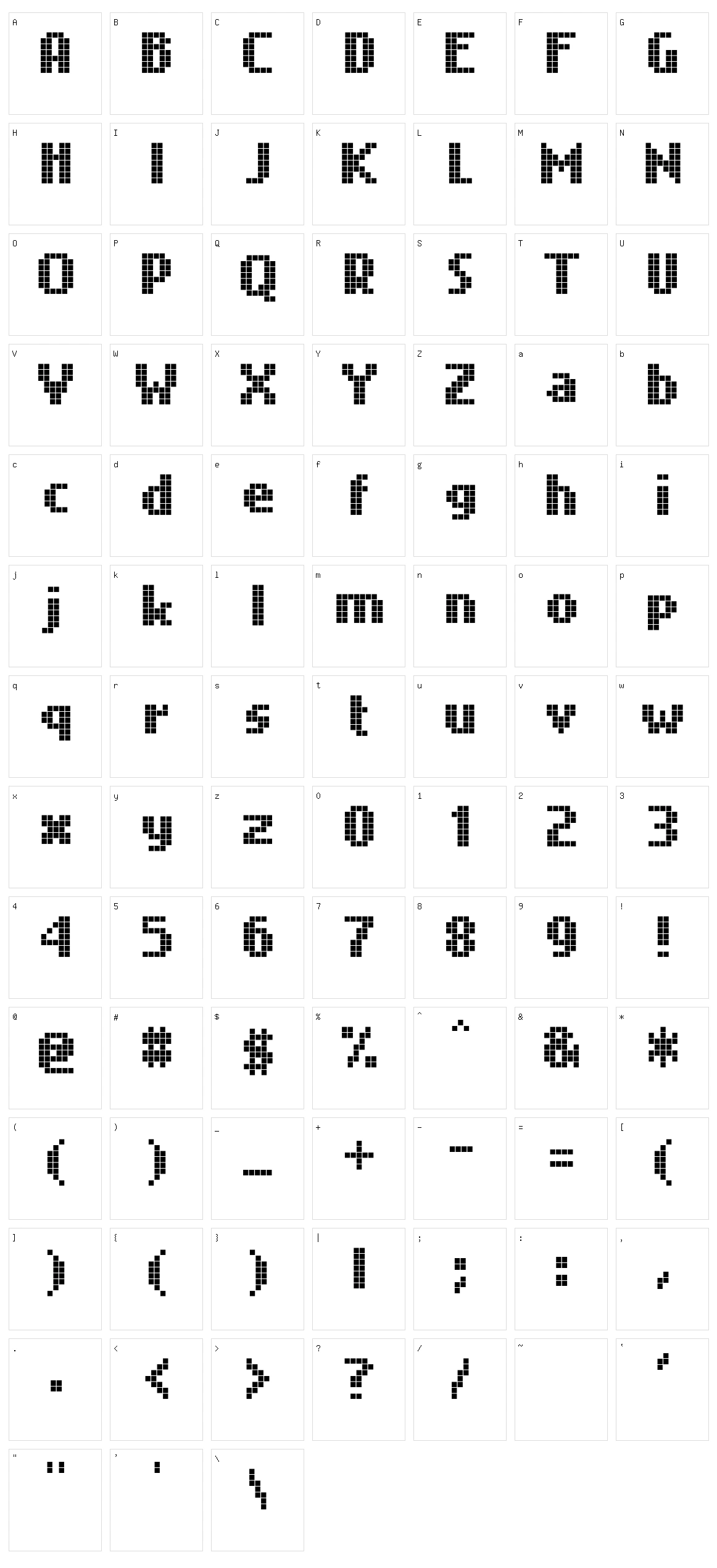 Nokian Character Set
