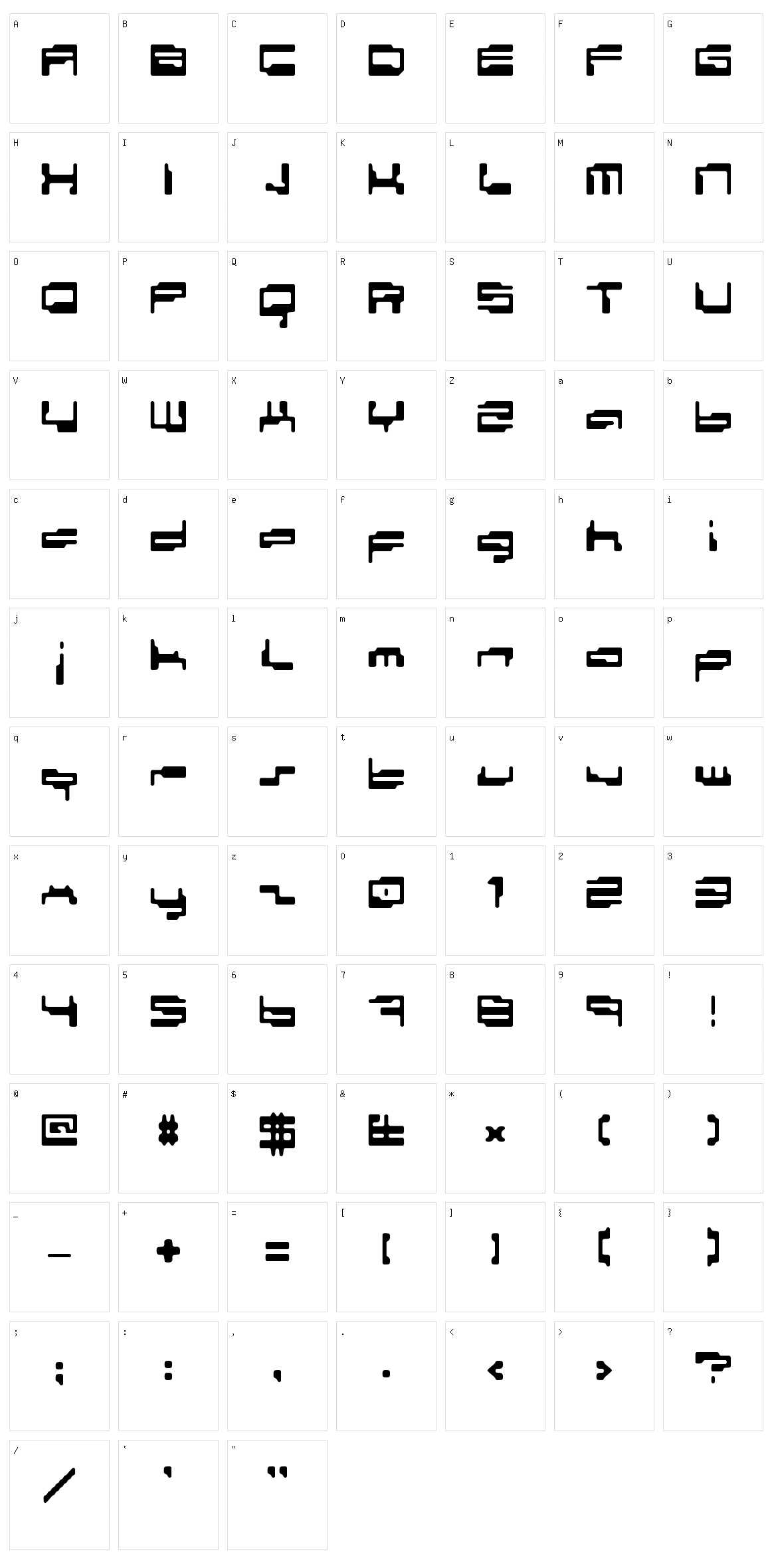 Personal Computer Character Set