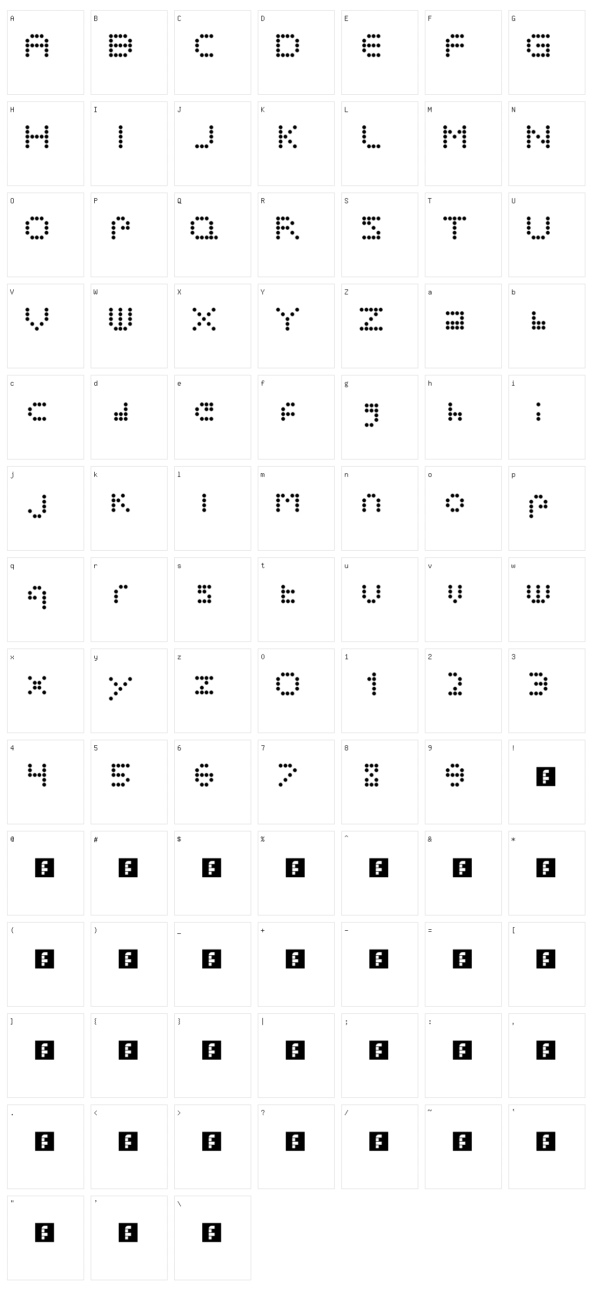 Polka Dot Crazy Character Set