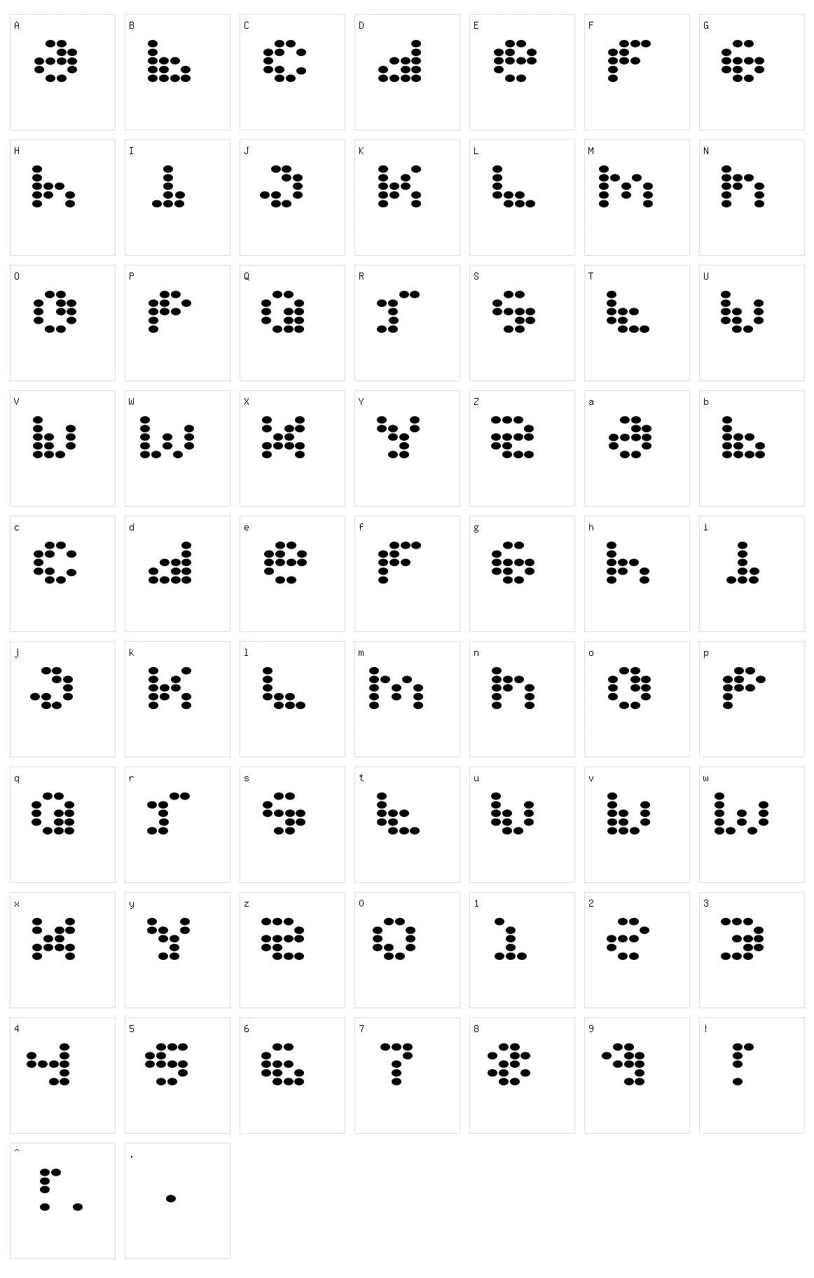 Propeller Fuel Character Set