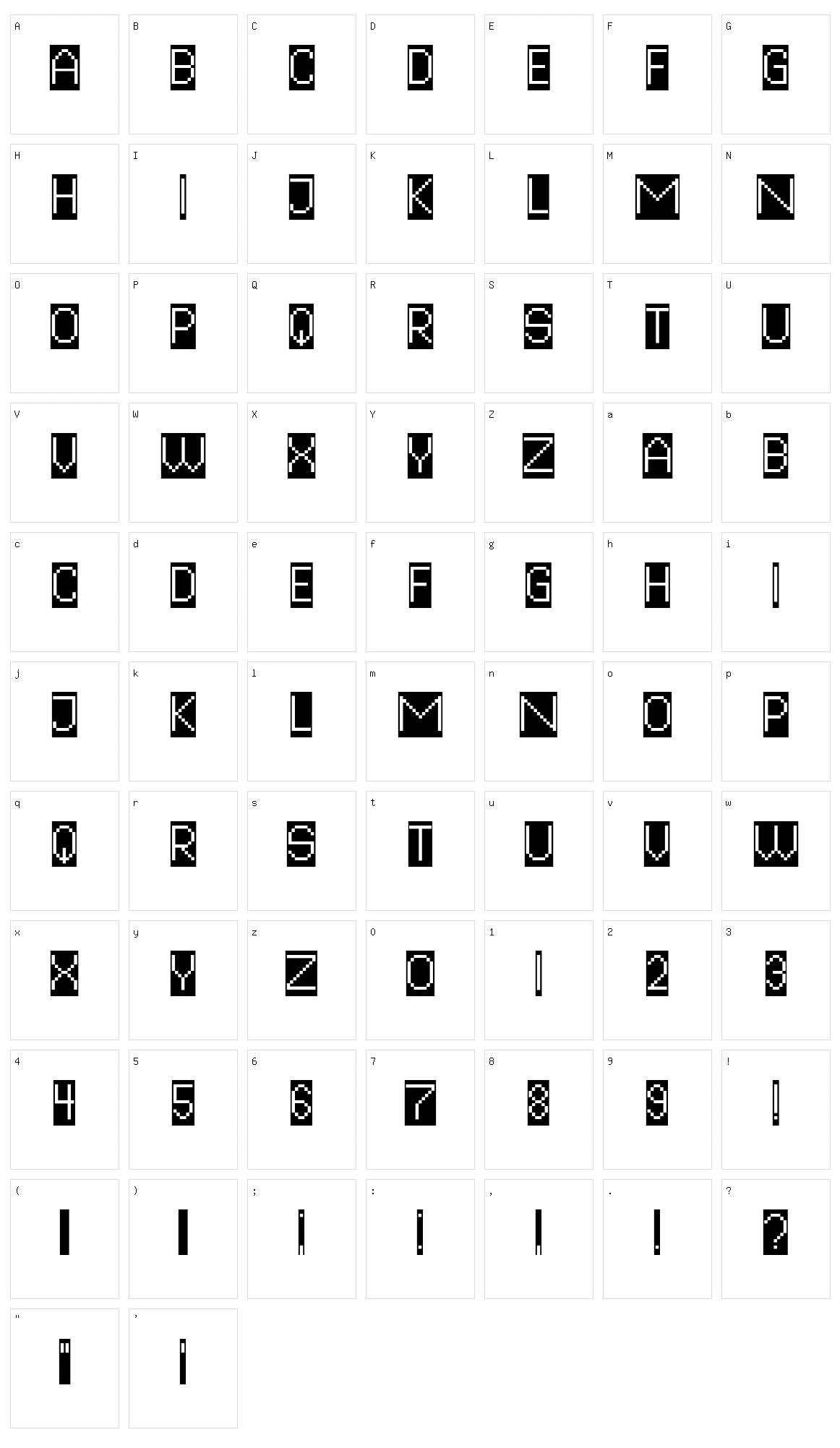 Relinquish Character Set
