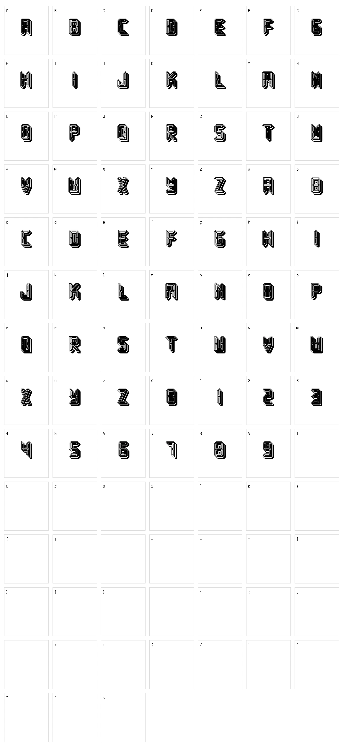 Universal Serial Bus Character Set