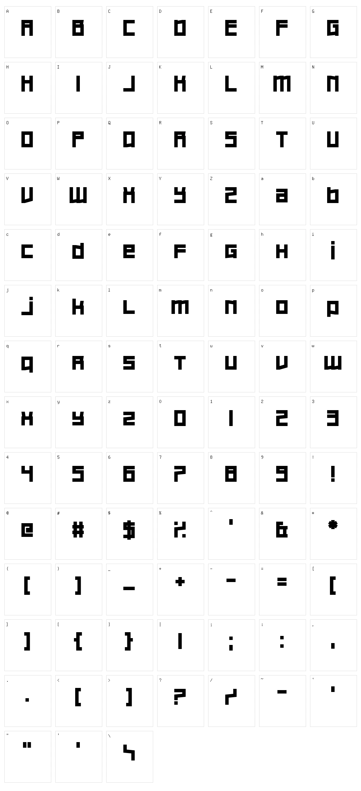 Bankruptcy Character Set