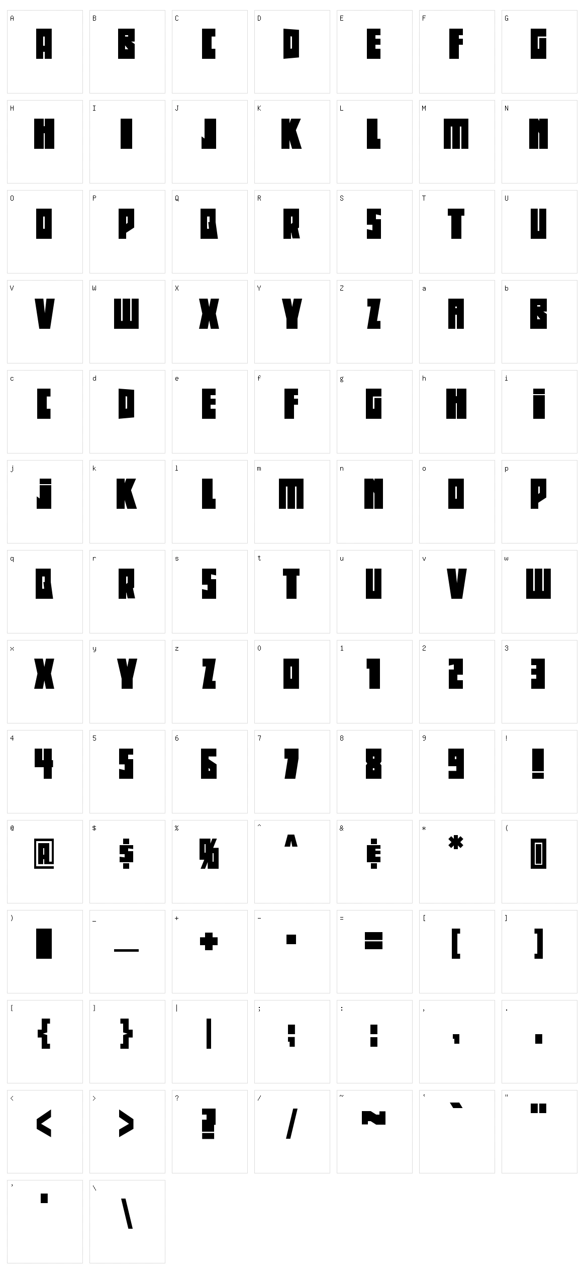 Beethoven Character Set