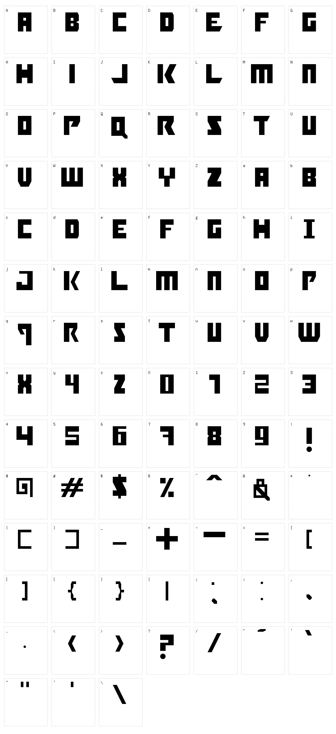 Booyakasha Character Set