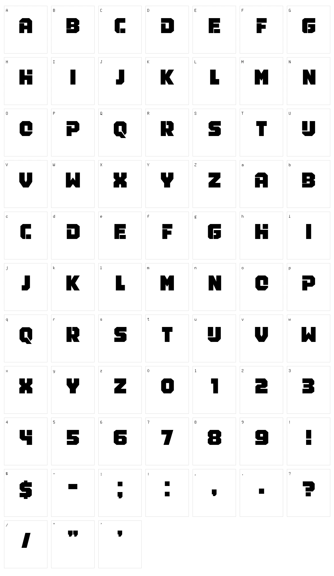 Bypass Character Set