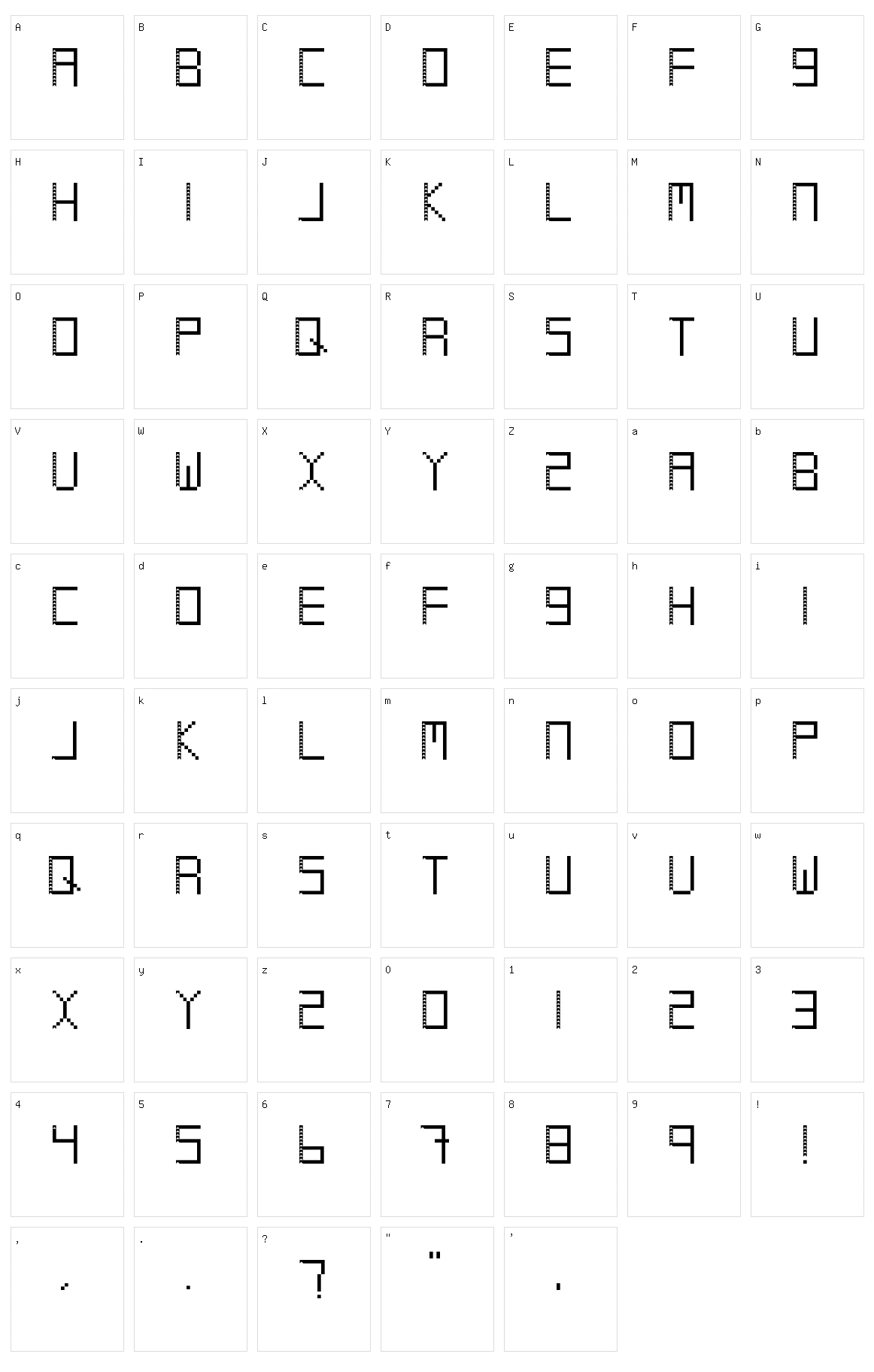 Coolio Character Set