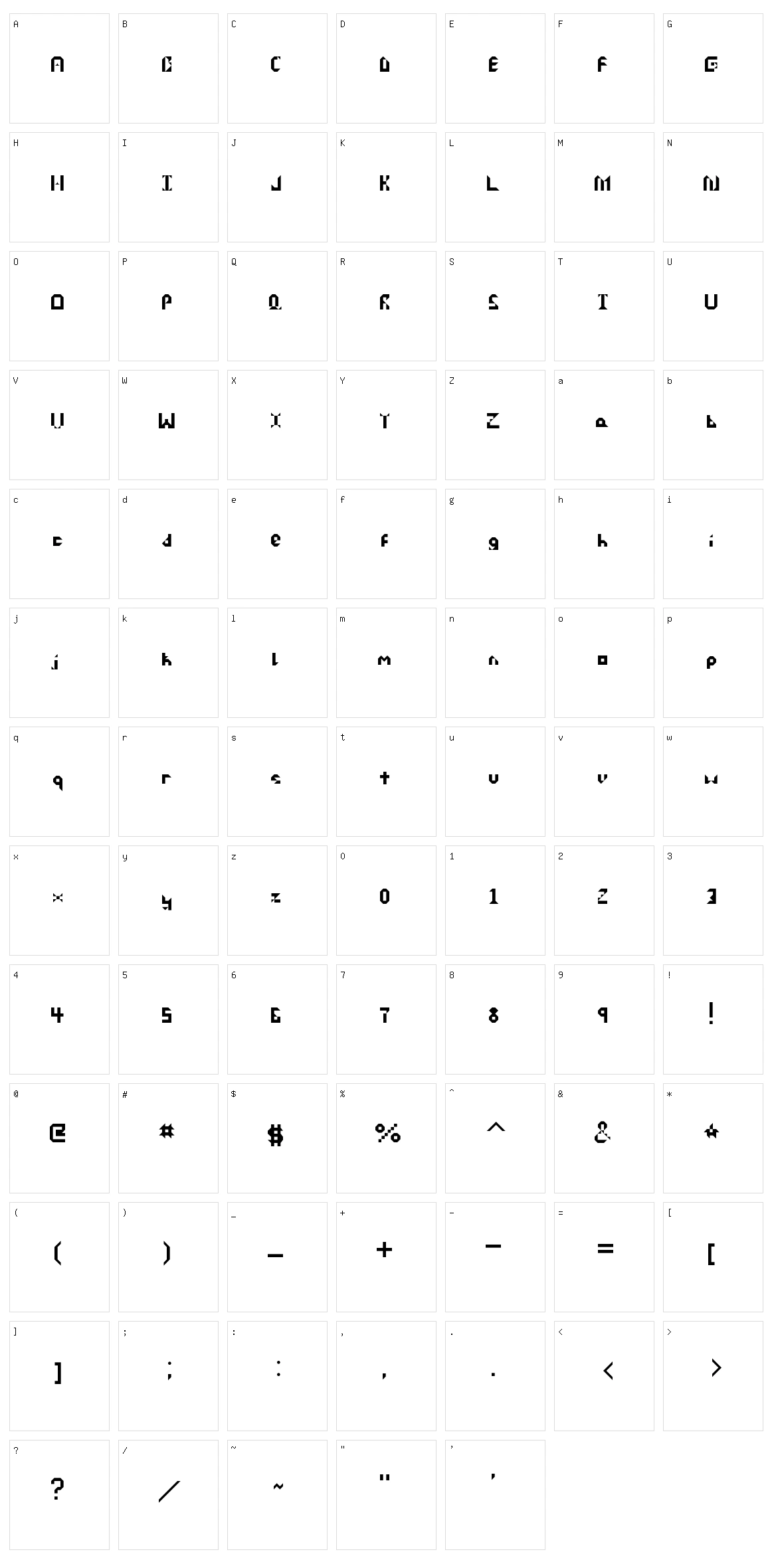 Dispose Character Set