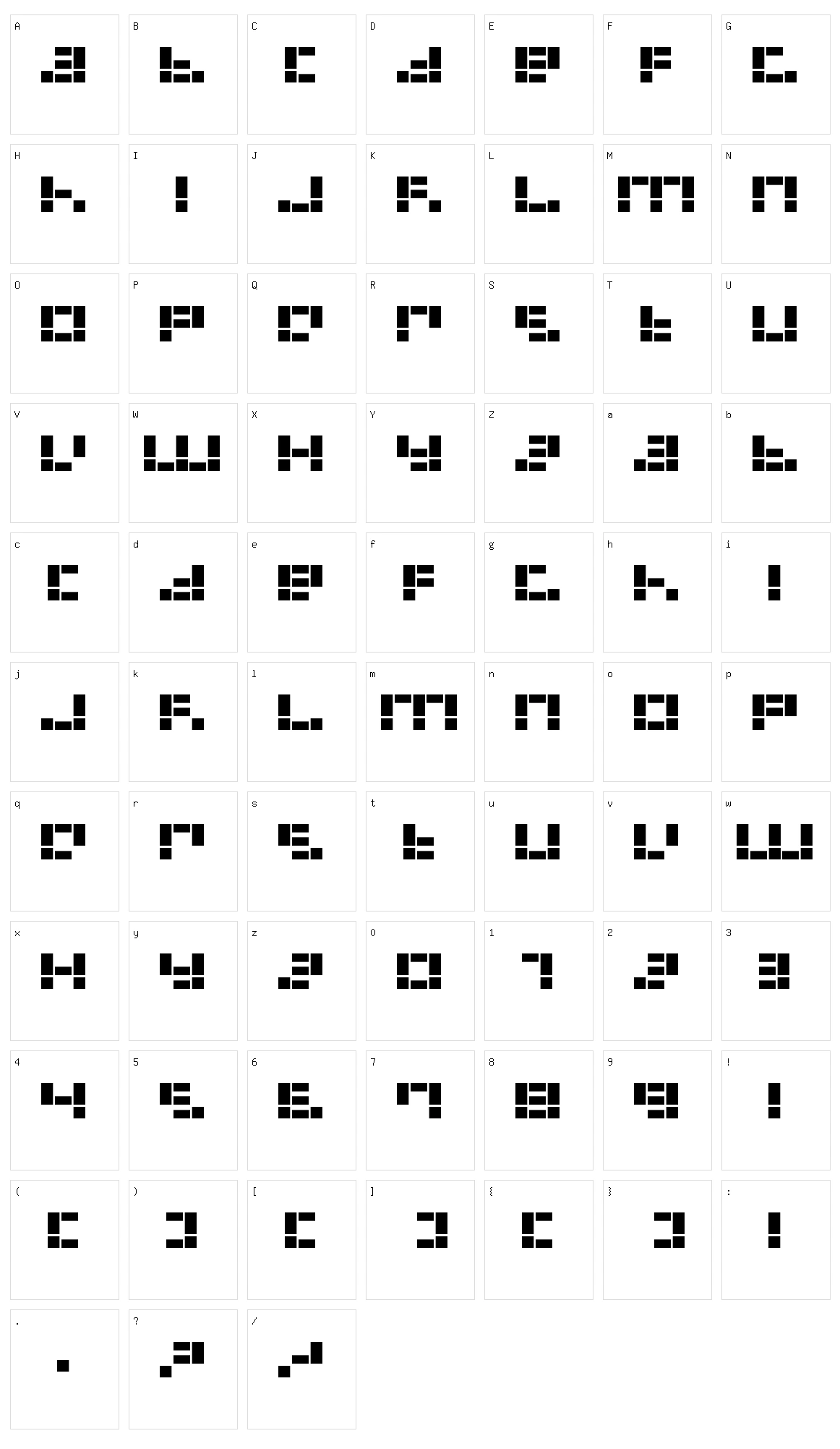 Dysfunctional Character Set