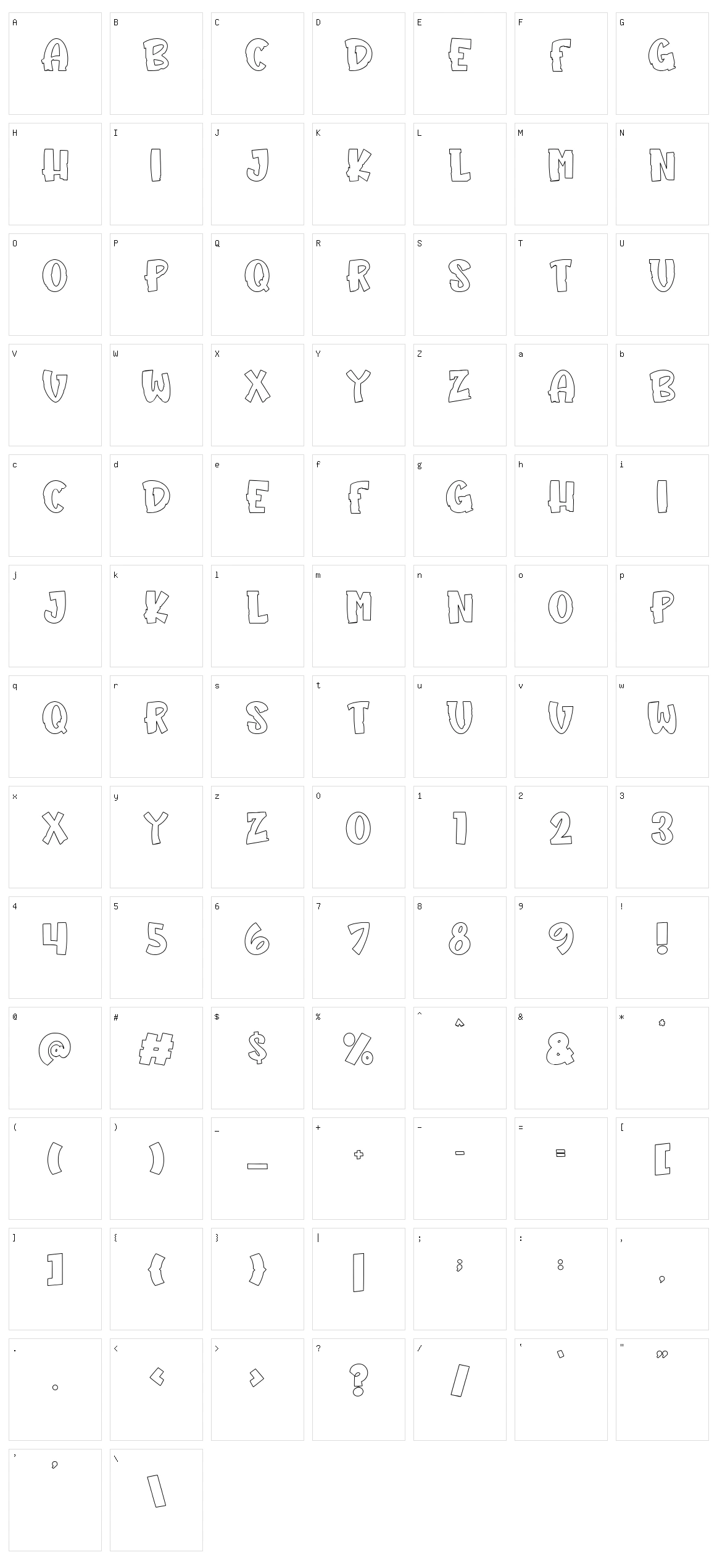 Nightmare From Jack Character Set