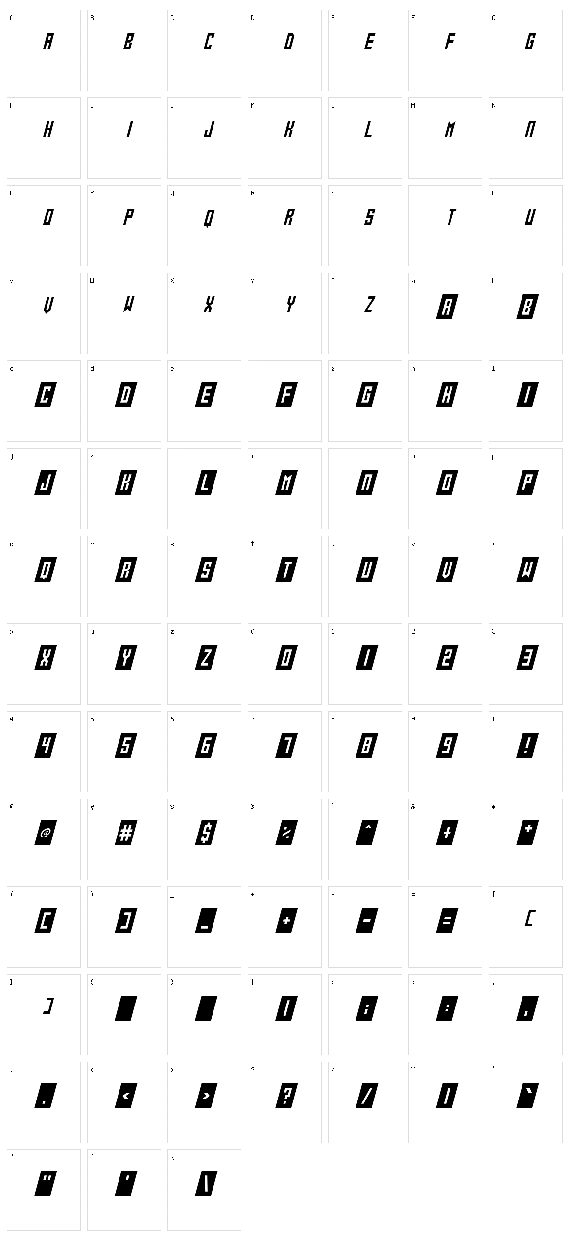 Gameshow Character Set