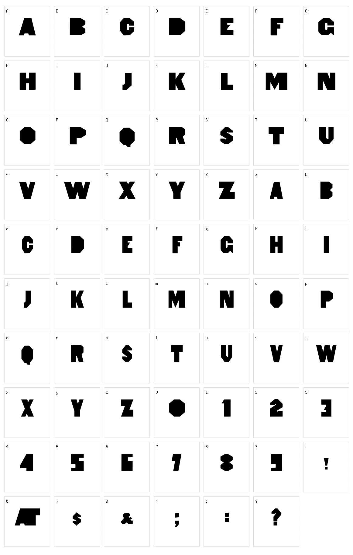 Heptagon French Limited Free Edition Character Set