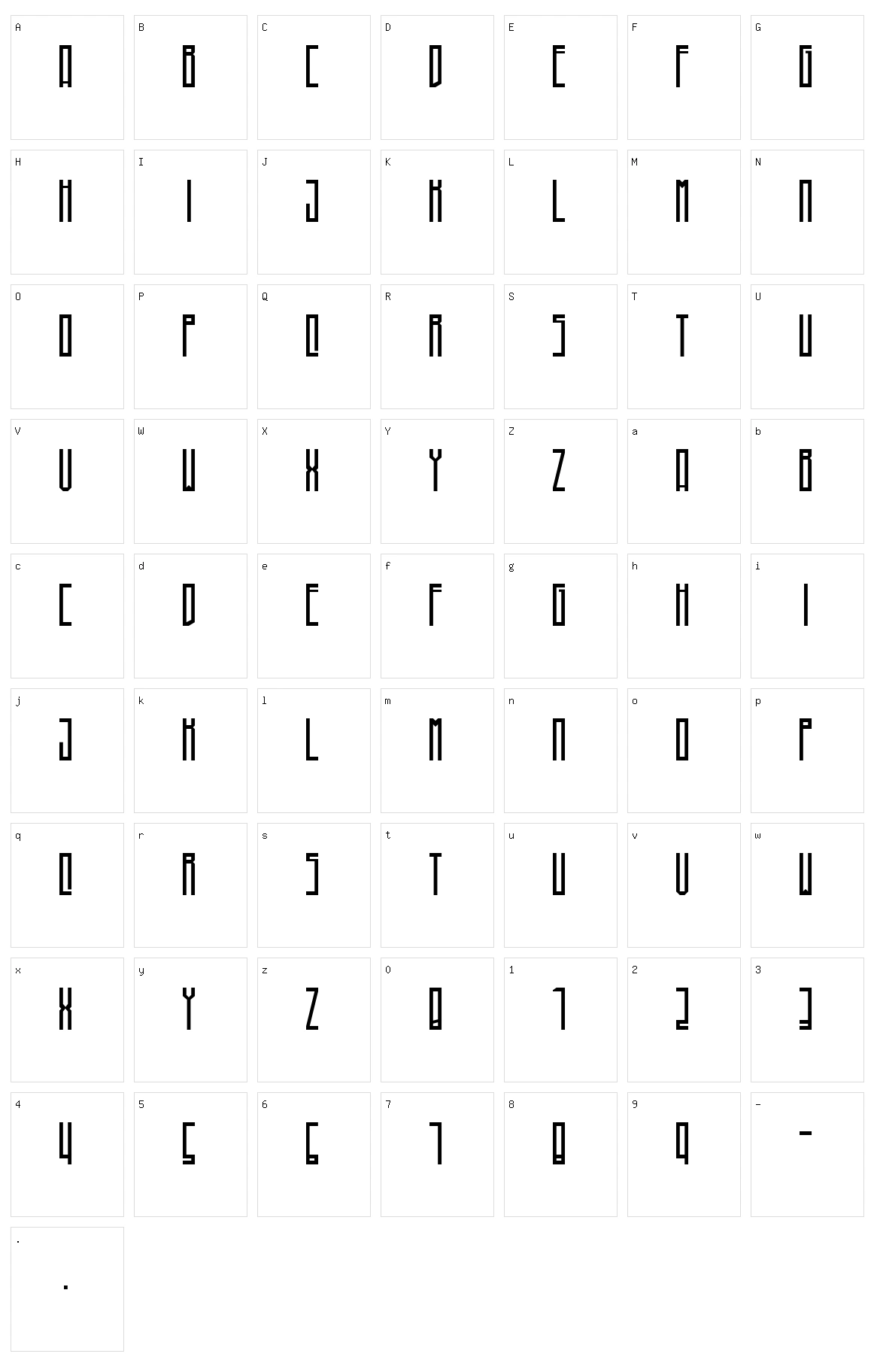 Higher Character Set