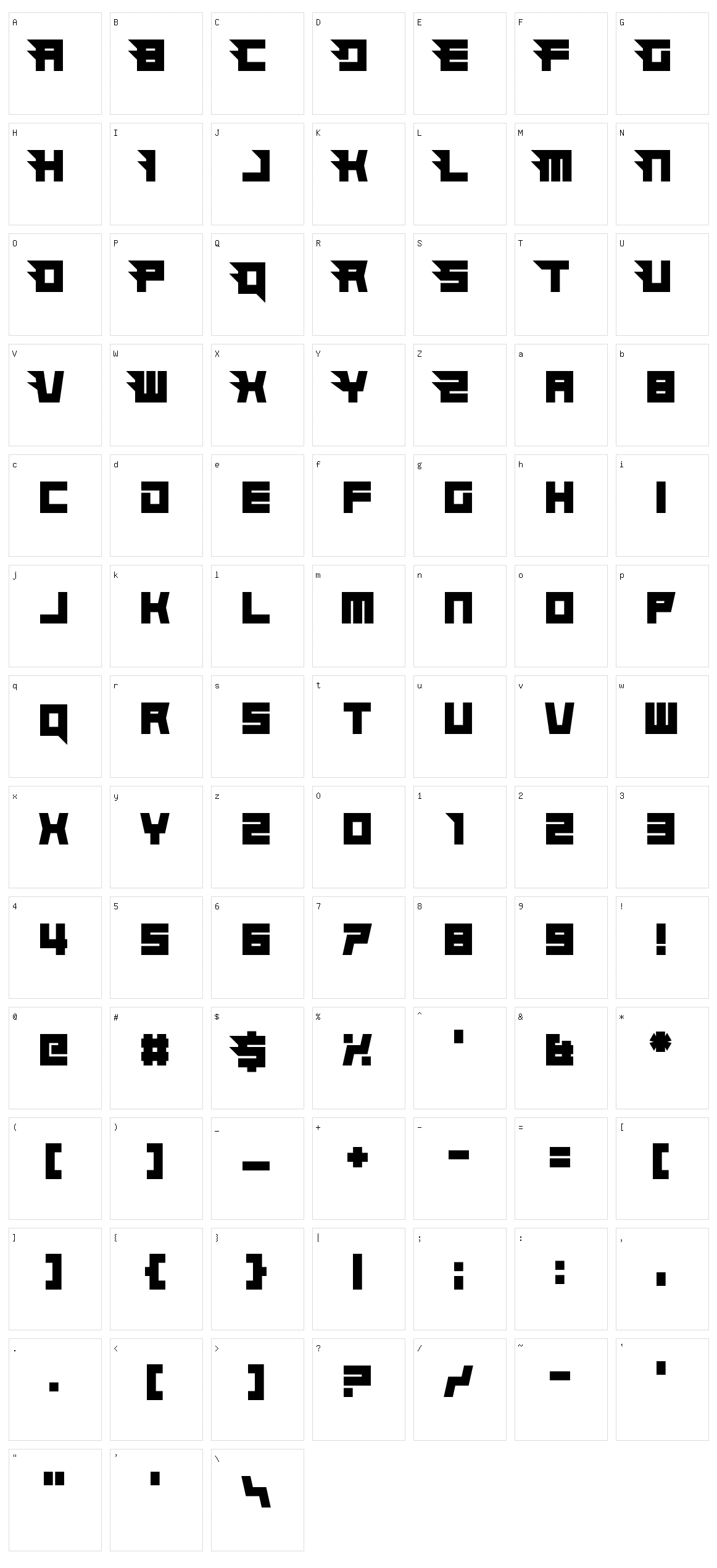 Hindsight 2020 Character Set