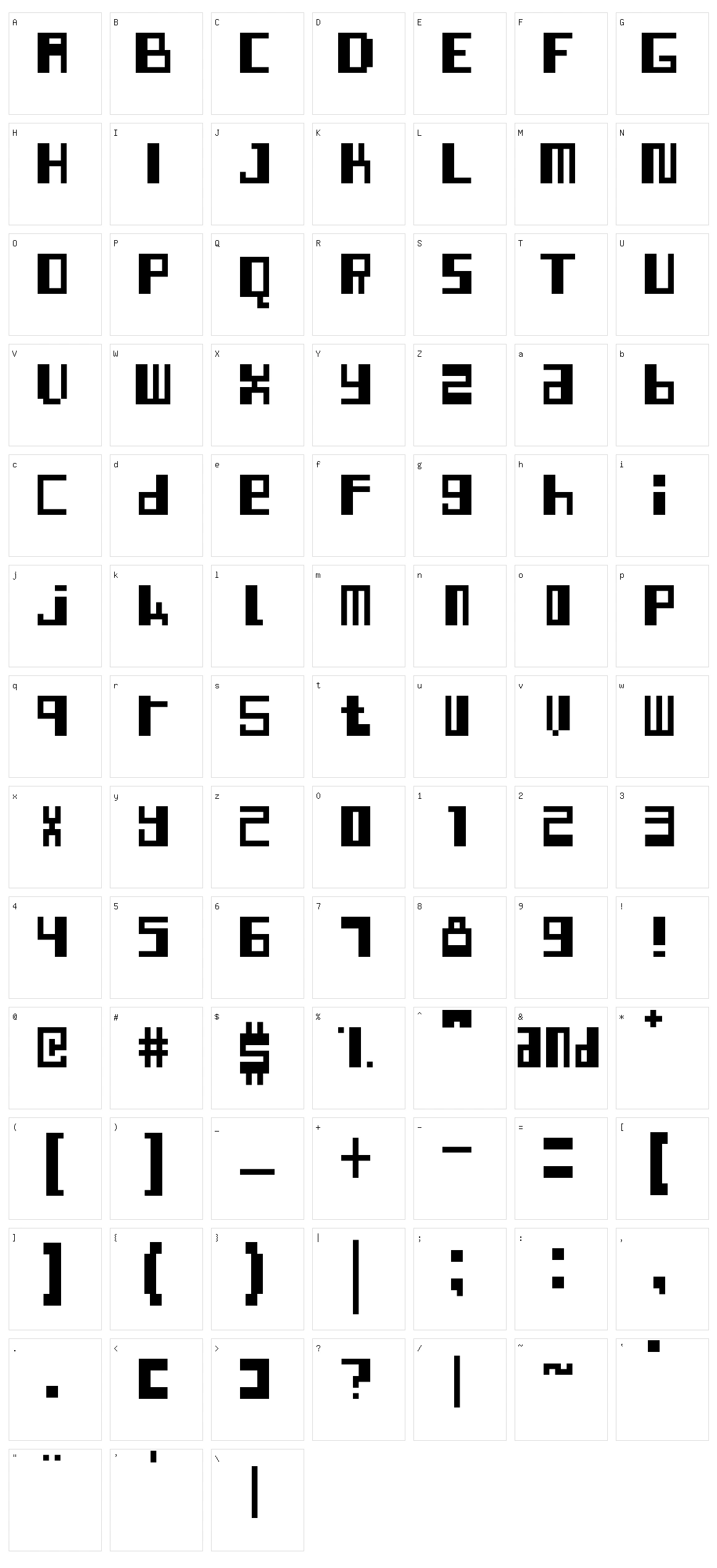 Indo-Malay Confrontation Character Set