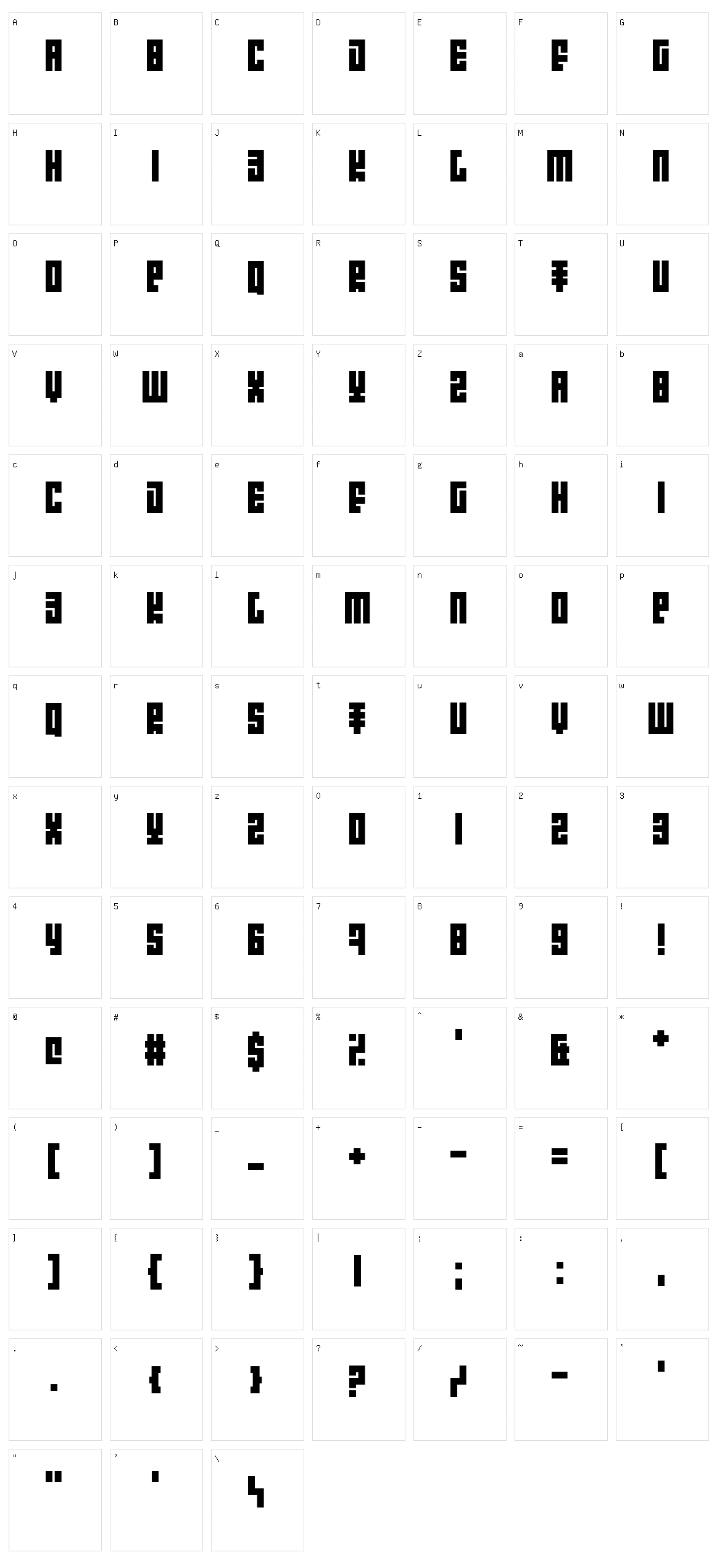 Introducing Pretentiousness Character Set