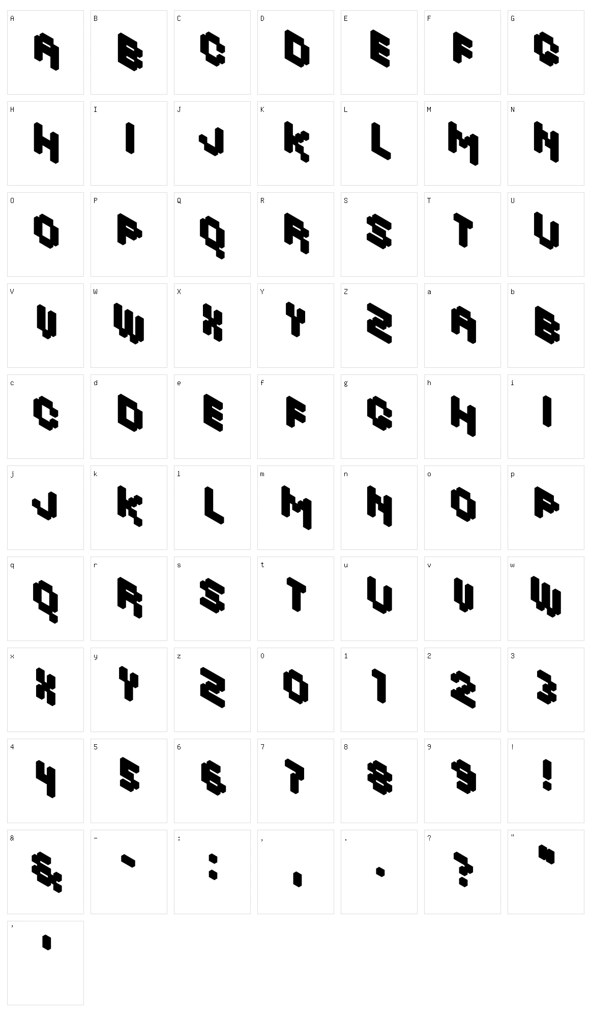 Khalijaka Character Set