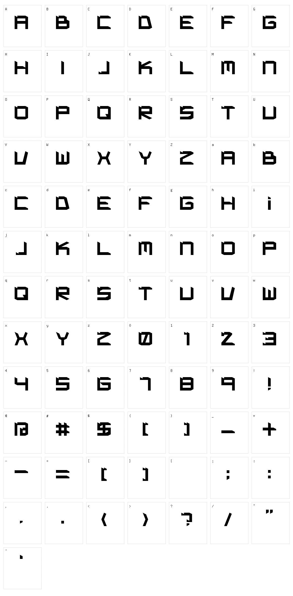 Kimpet Character Set