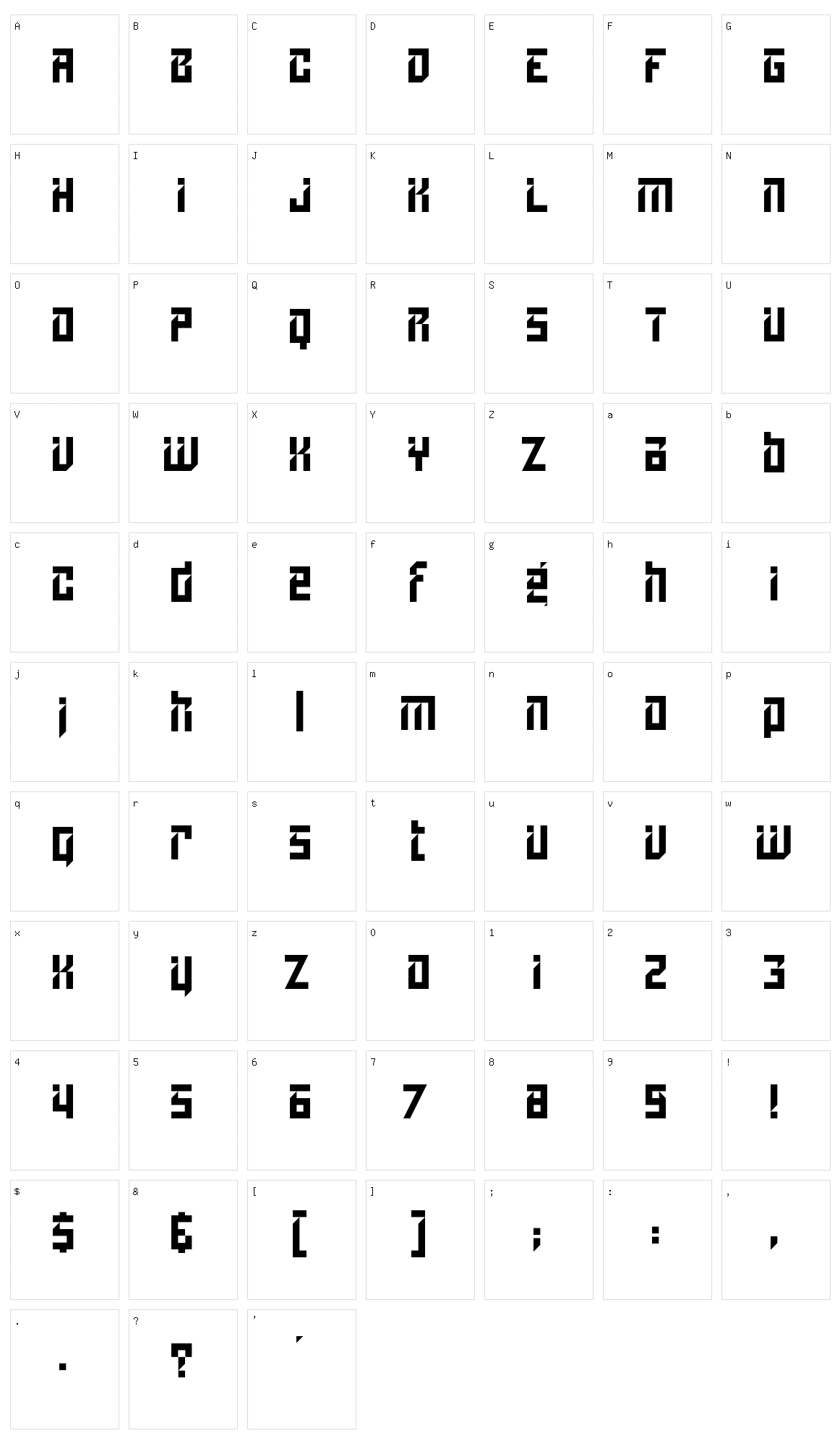 Lampoon Character Set