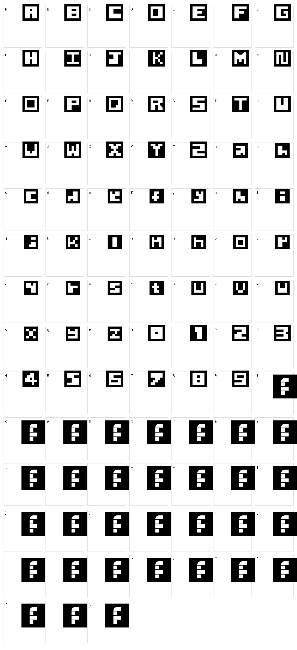 Luqman Character Set