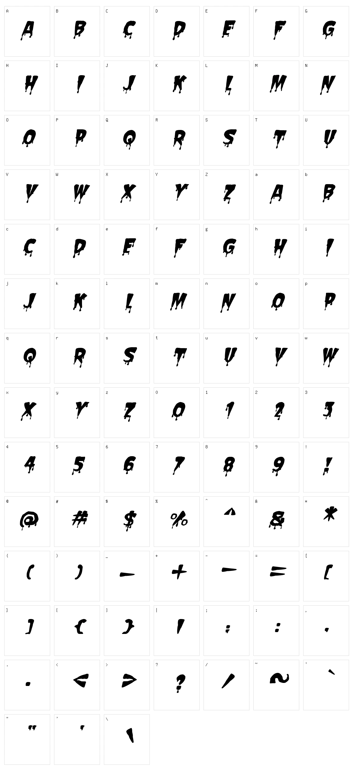 Spooky Stories Character Set