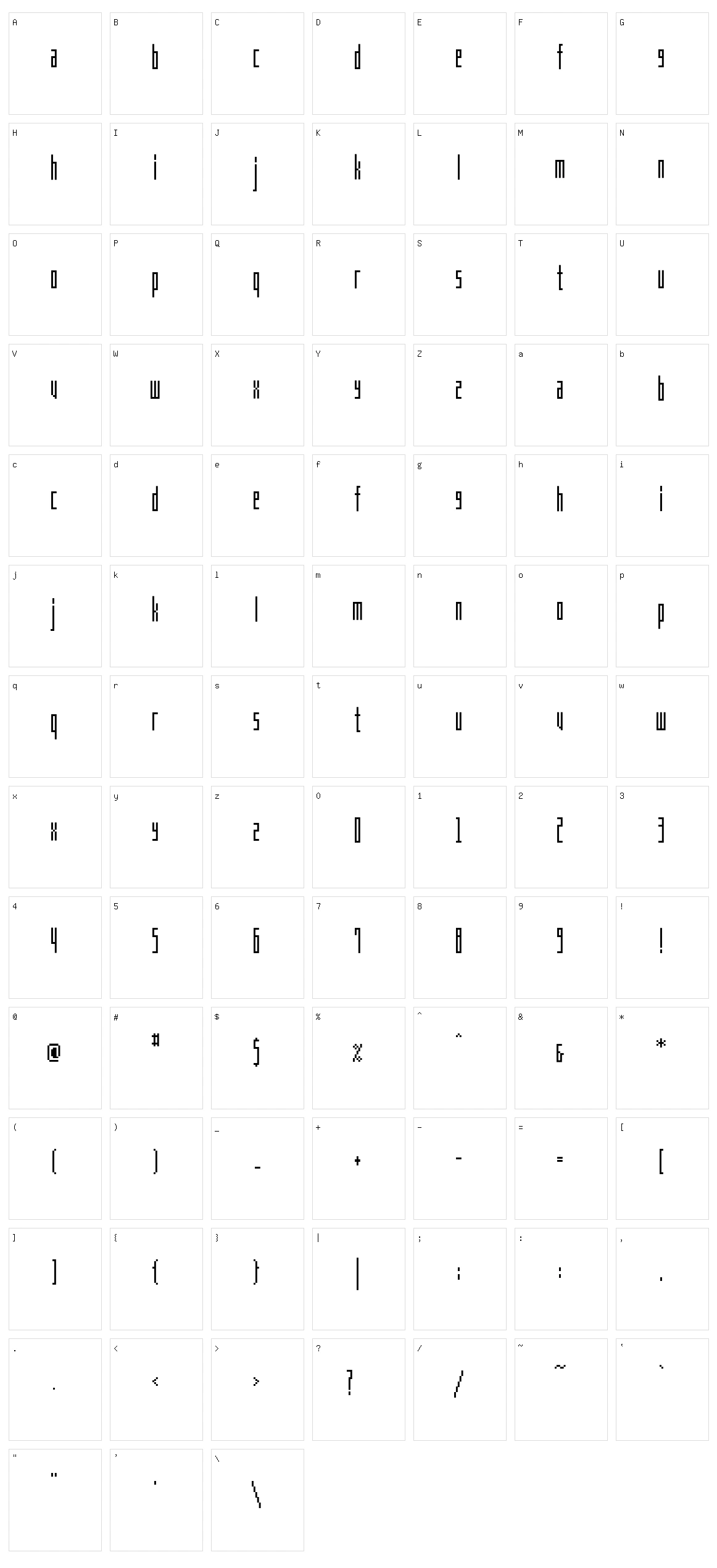 Men's Cosme Character Set