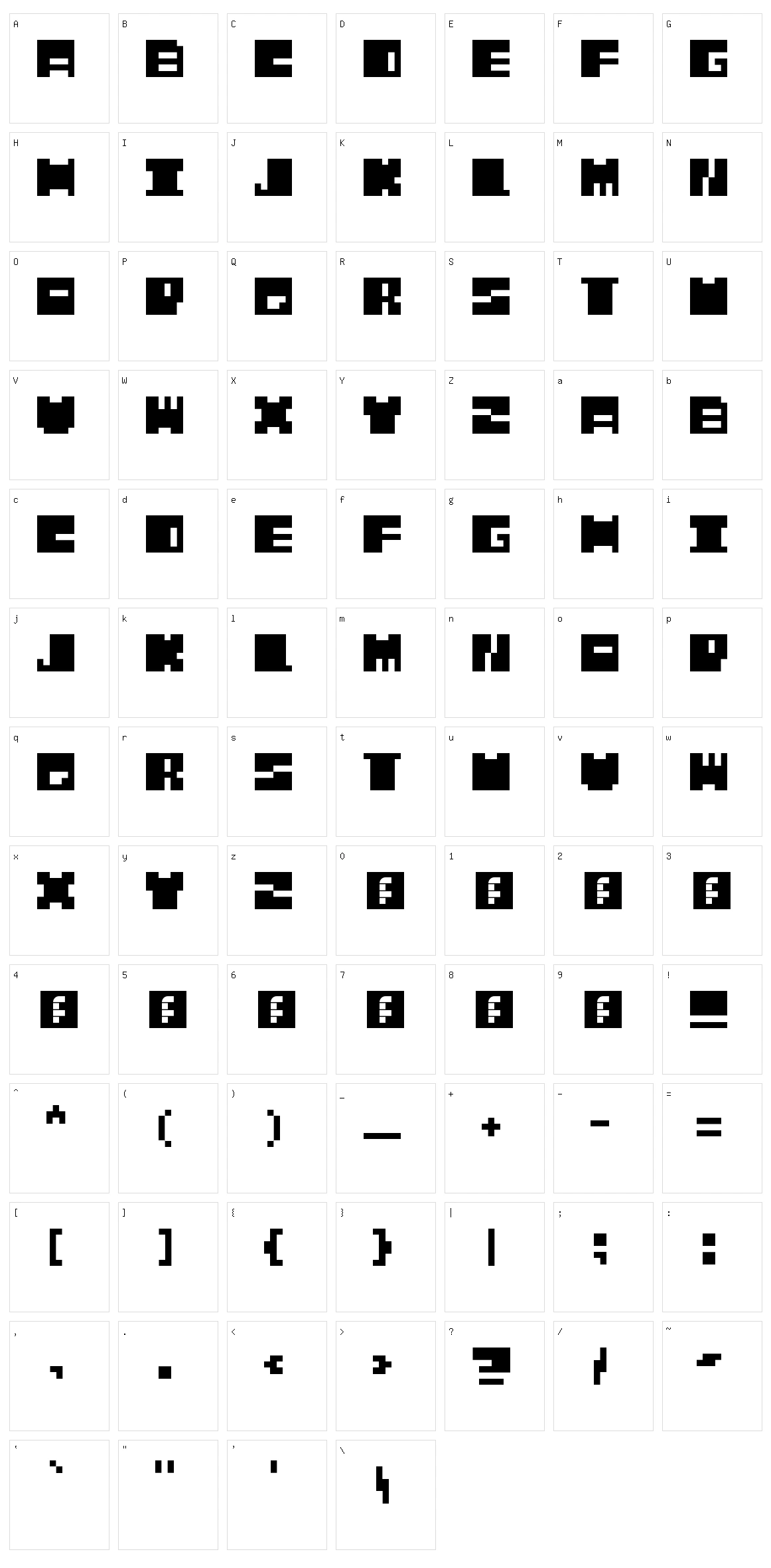 Mustache Bandit Character Set