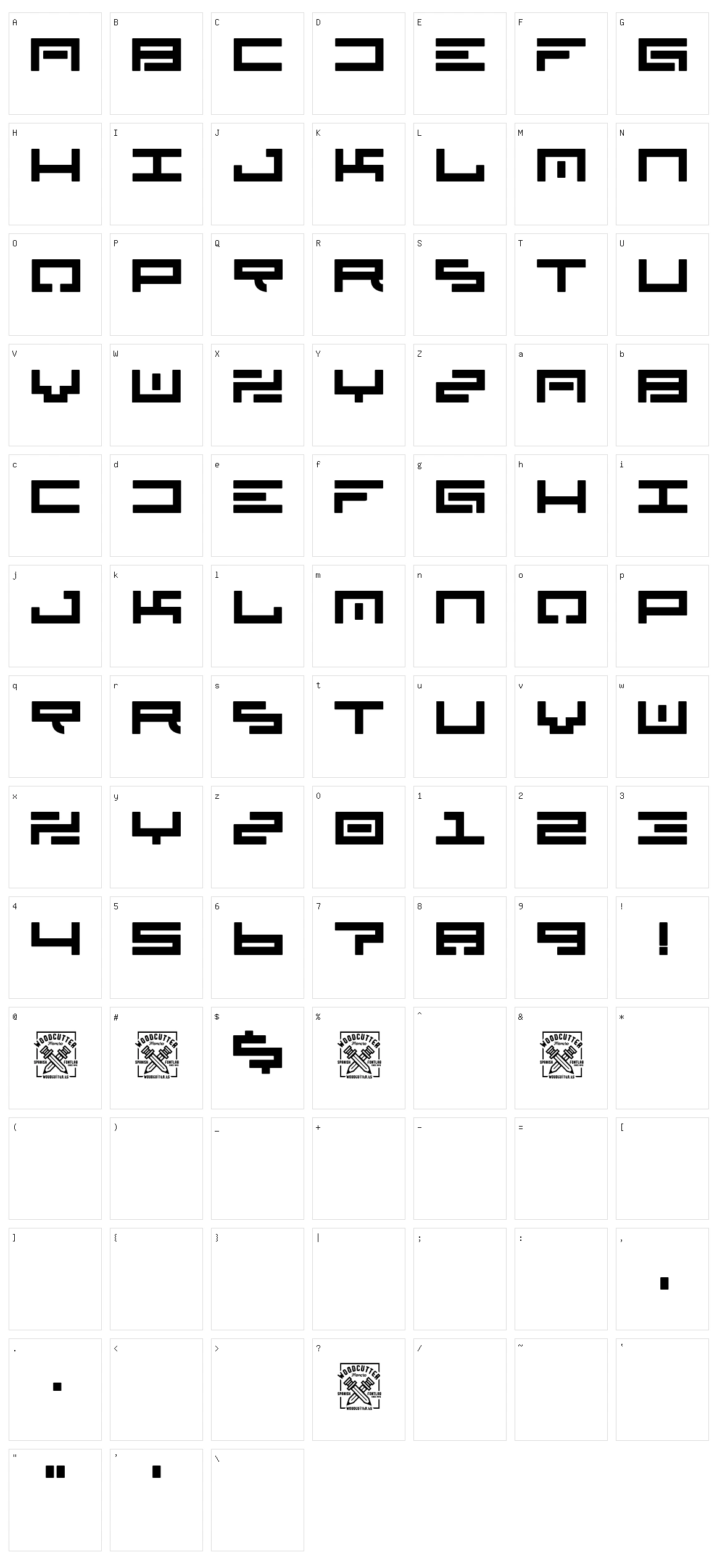 Orientalismus Character Set