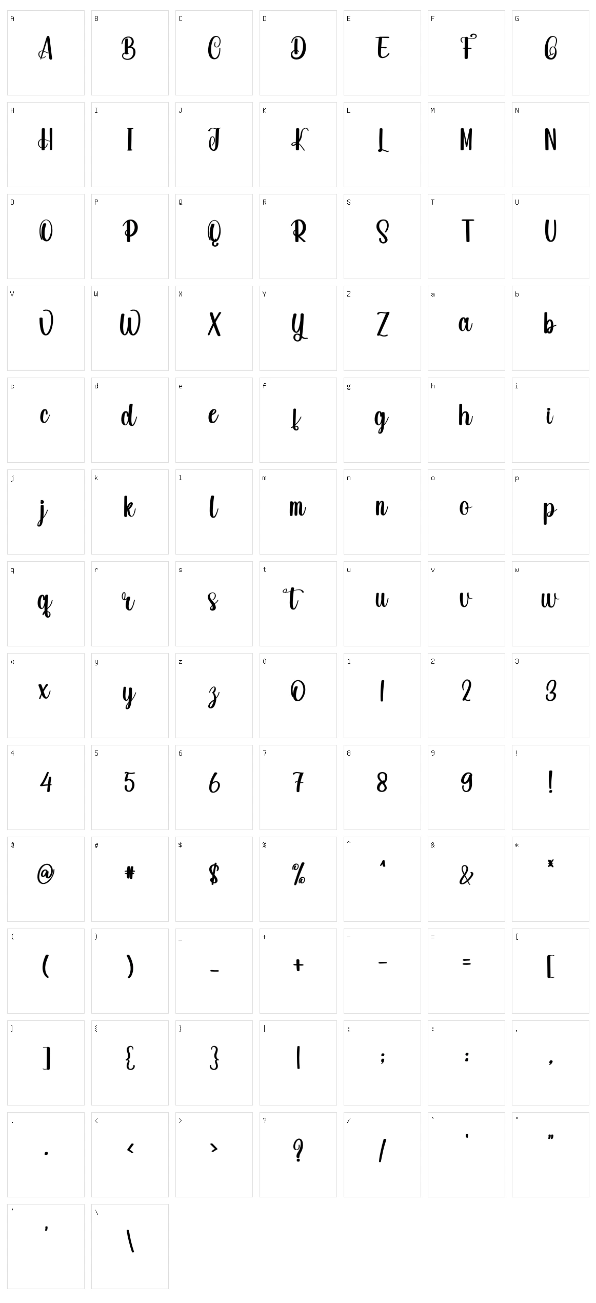 Farmhouse Character Set
