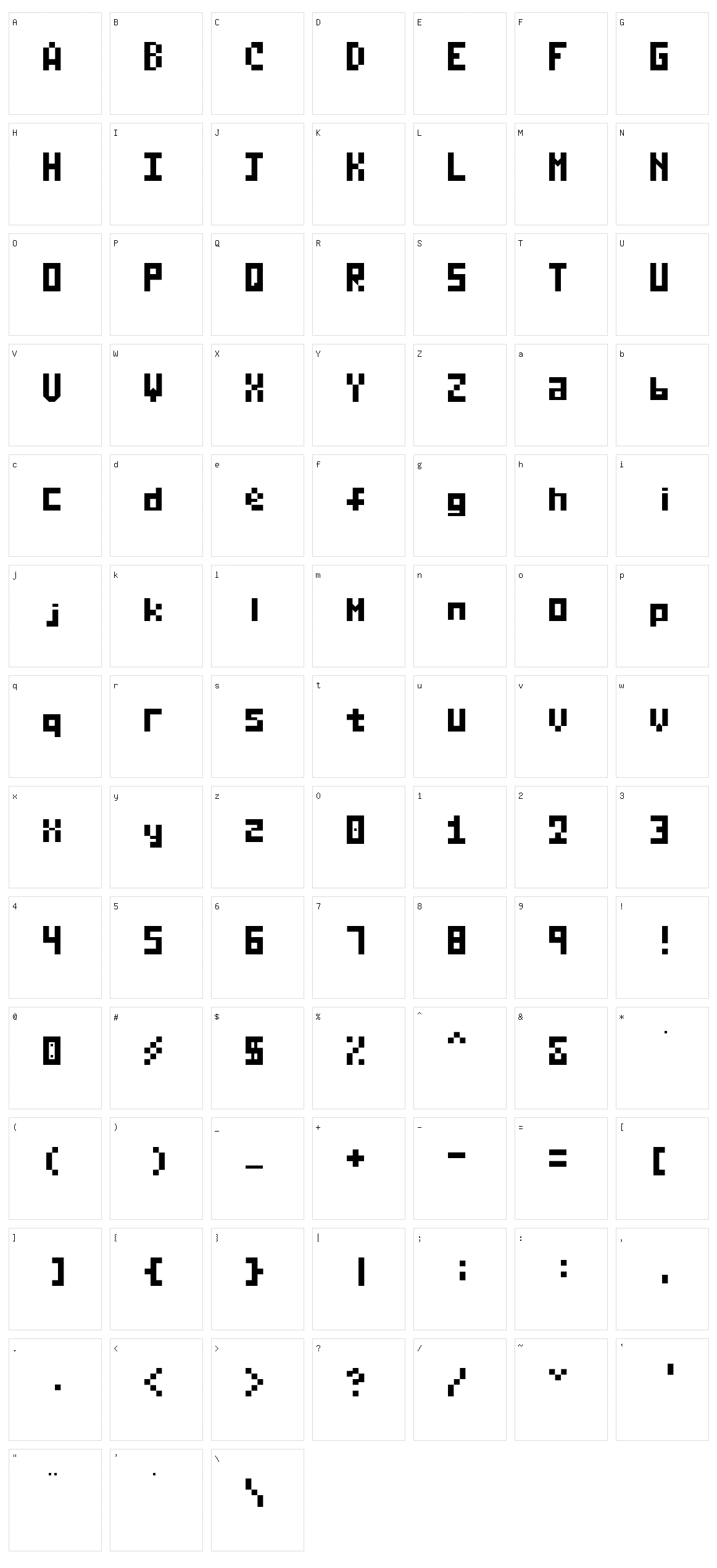 Ray Vasaurus Character Set