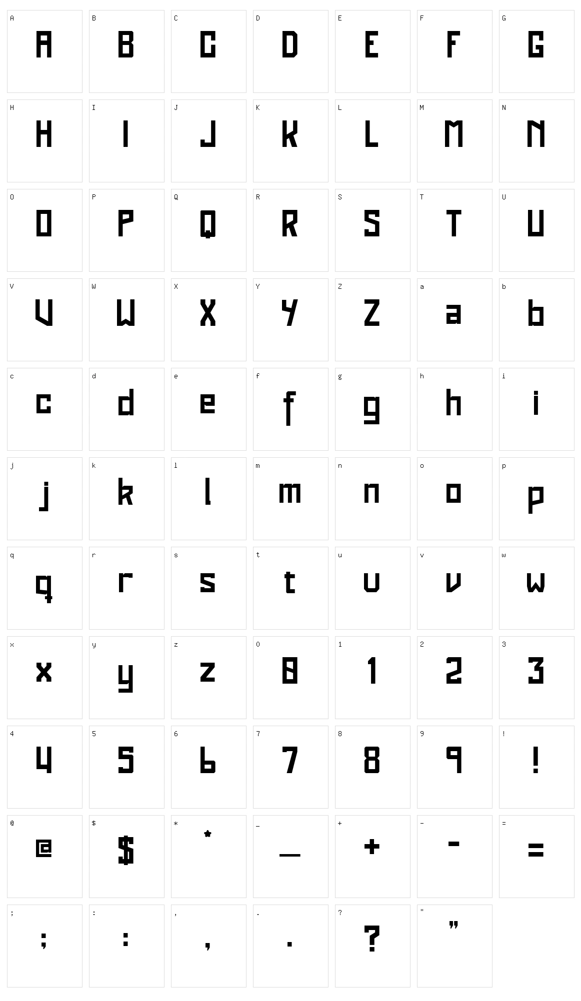 Replay Character Set