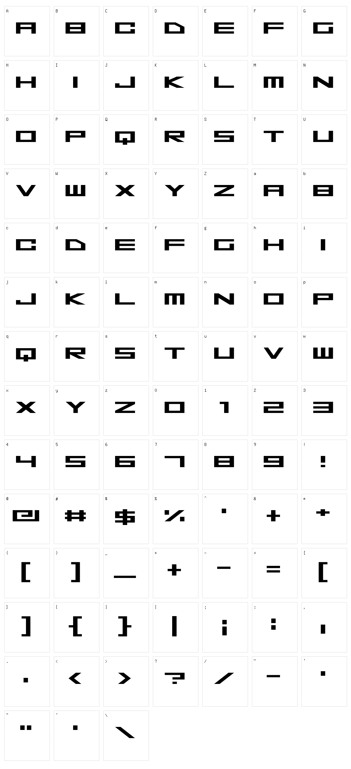 Space Superstars Character Set