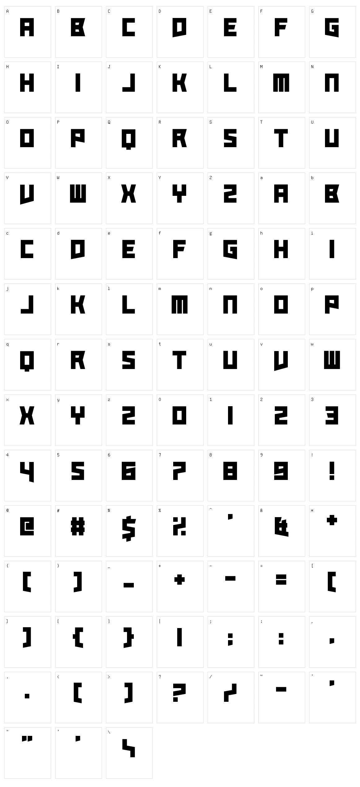 Take Me Out Character Set