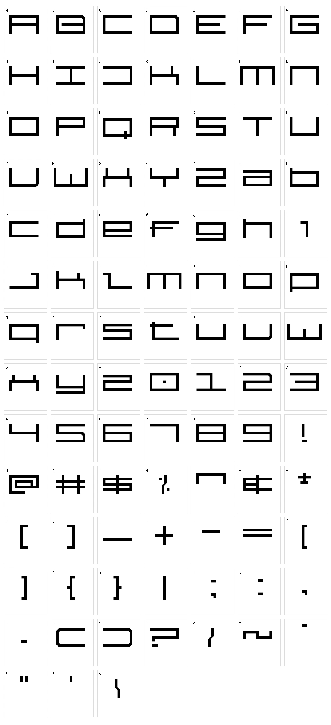 Techno 'Til Dawn Character Set