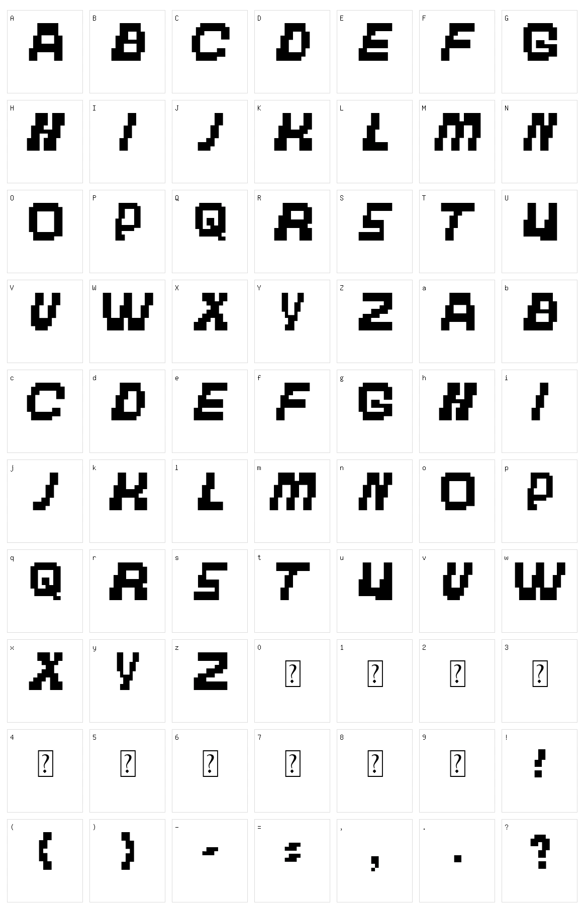 The Other Brothers Character Set