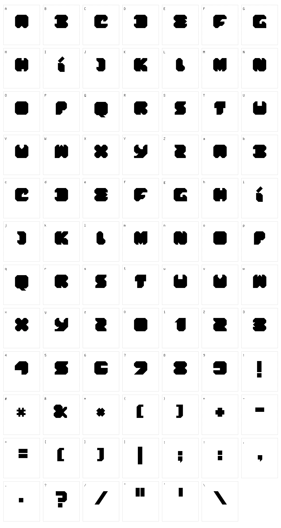 Think Pink Character Set