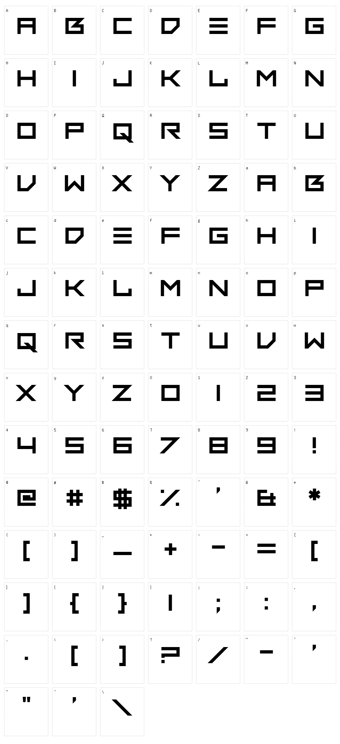 Thumbs Down Character Set