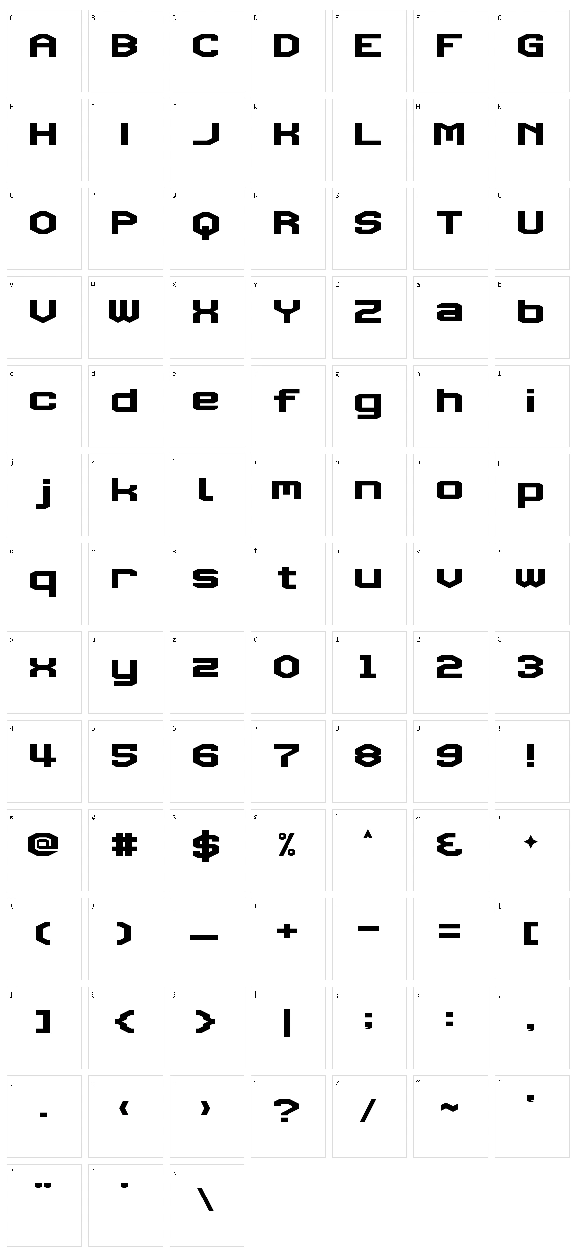 Triggering Fanfares Character Set