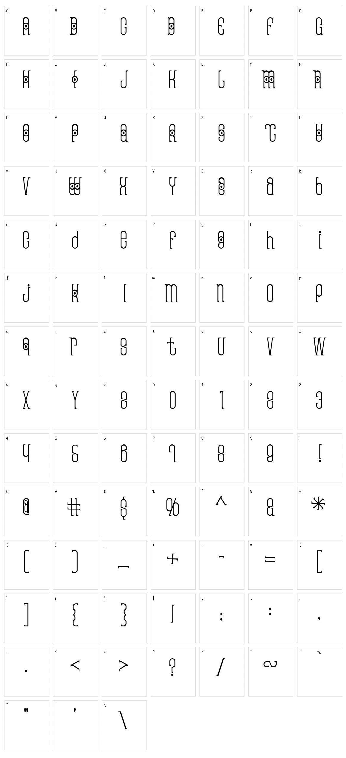 Thai Pedicure Character Set