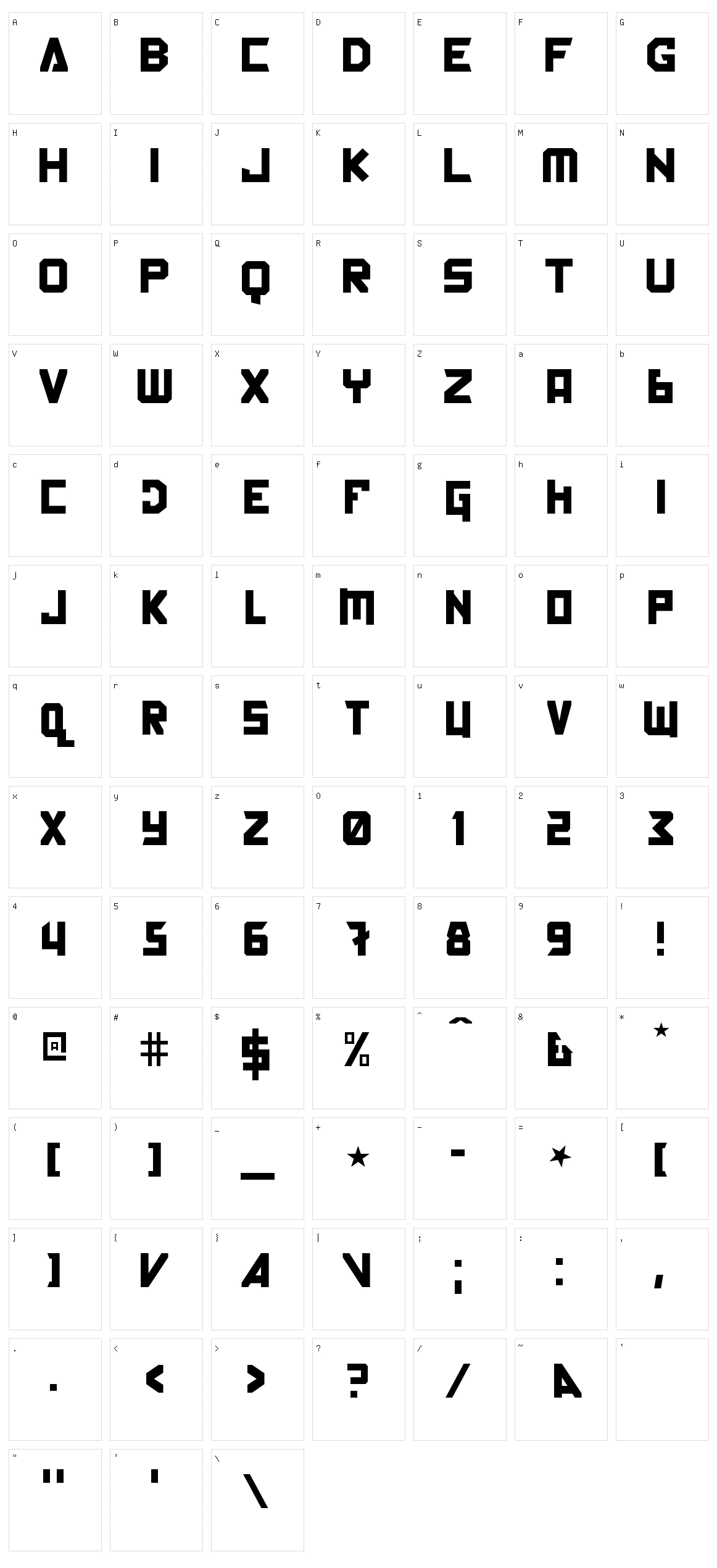 Back In The USSR DL Character Set