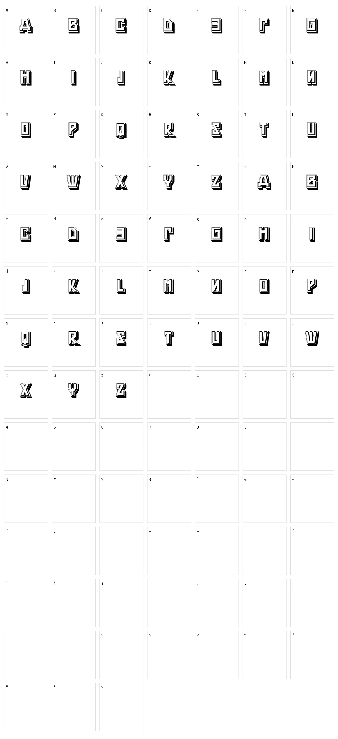 Khokhloma Character Set
