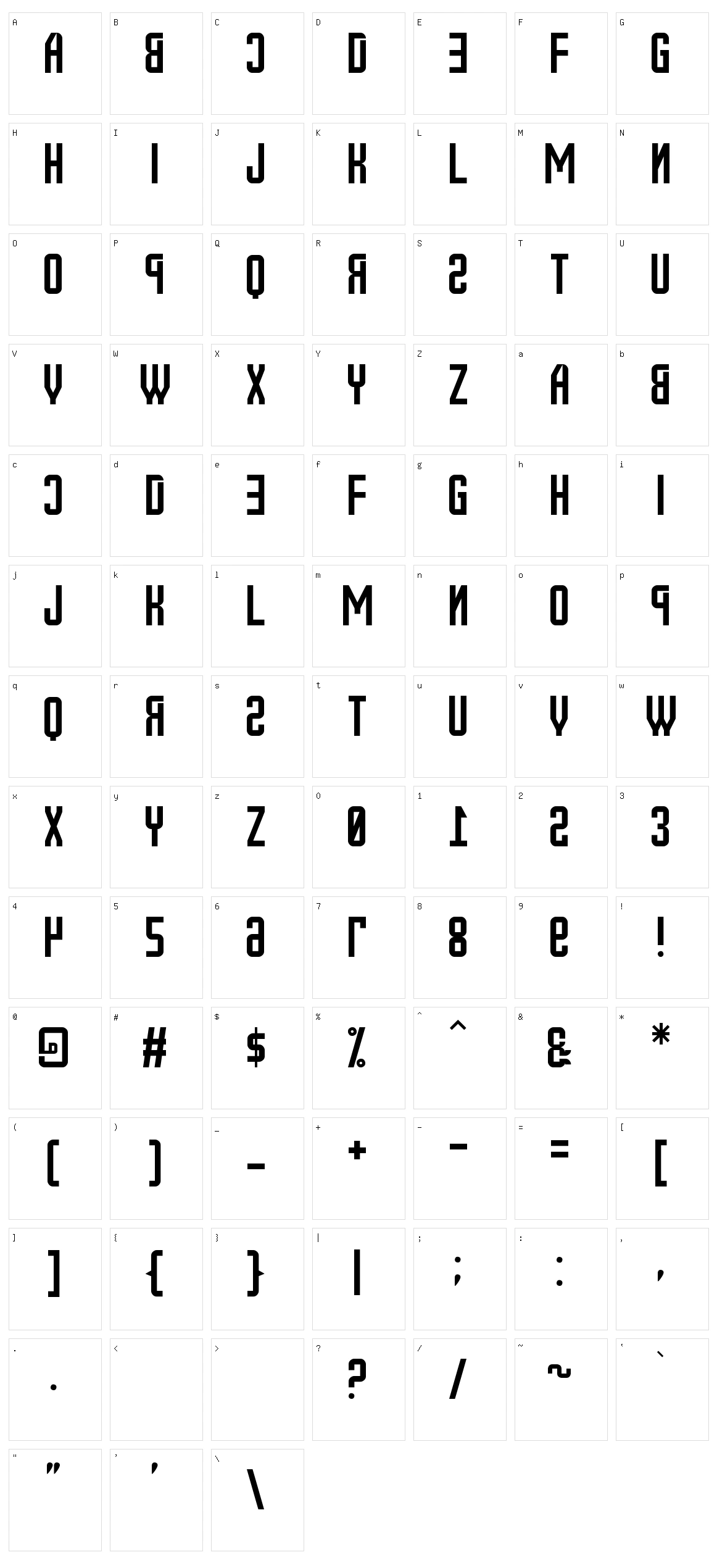 New Russia 2108 St Character Set
