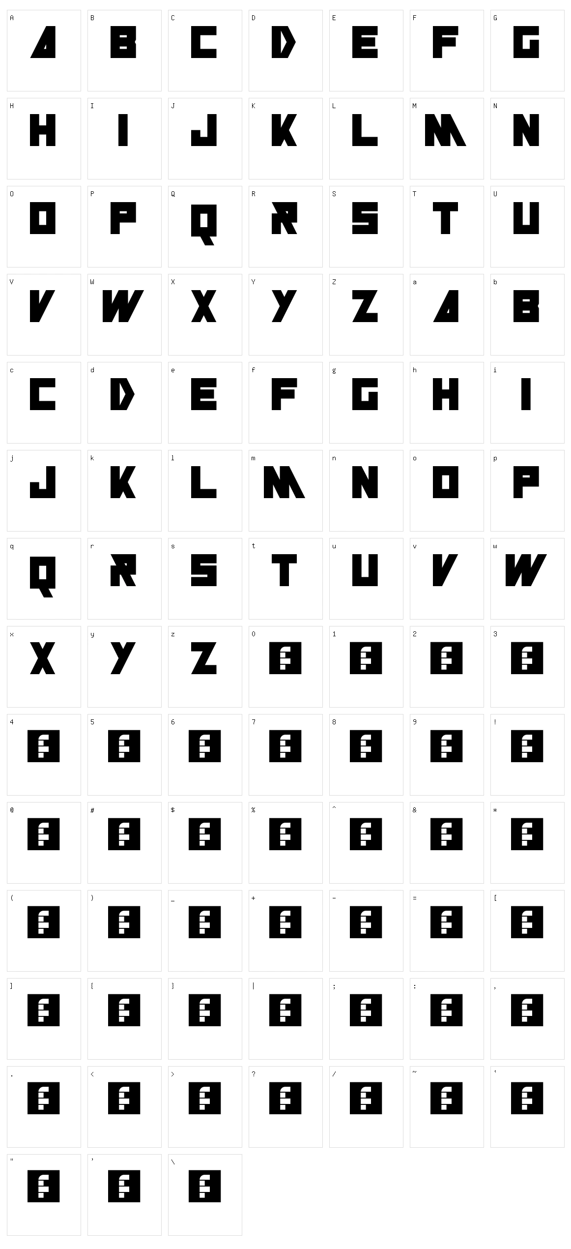 Russian Character Set