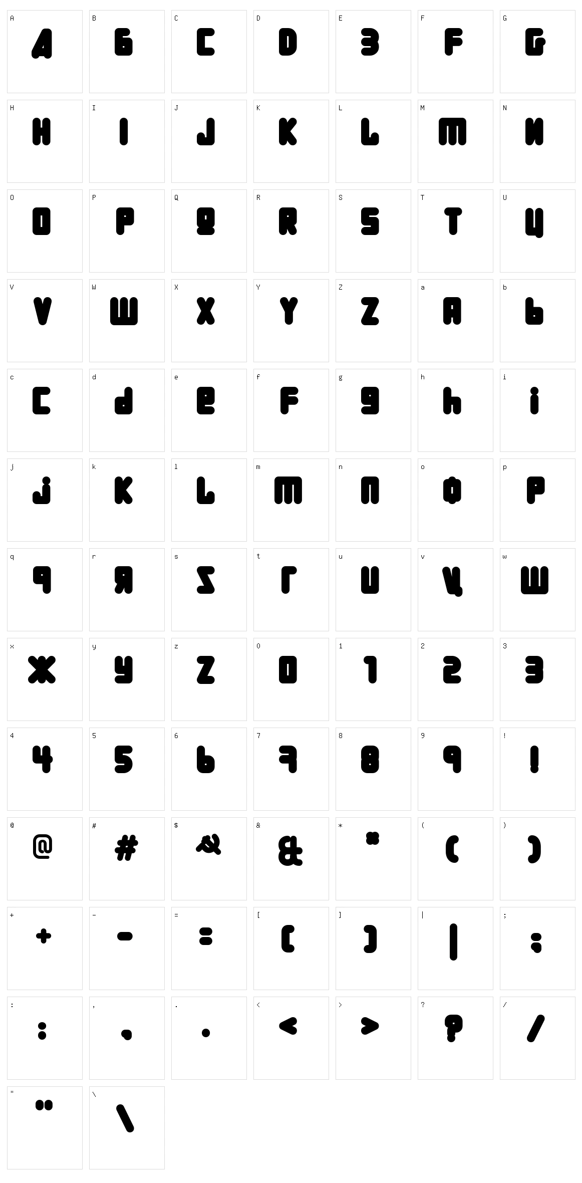 Ural Character Set