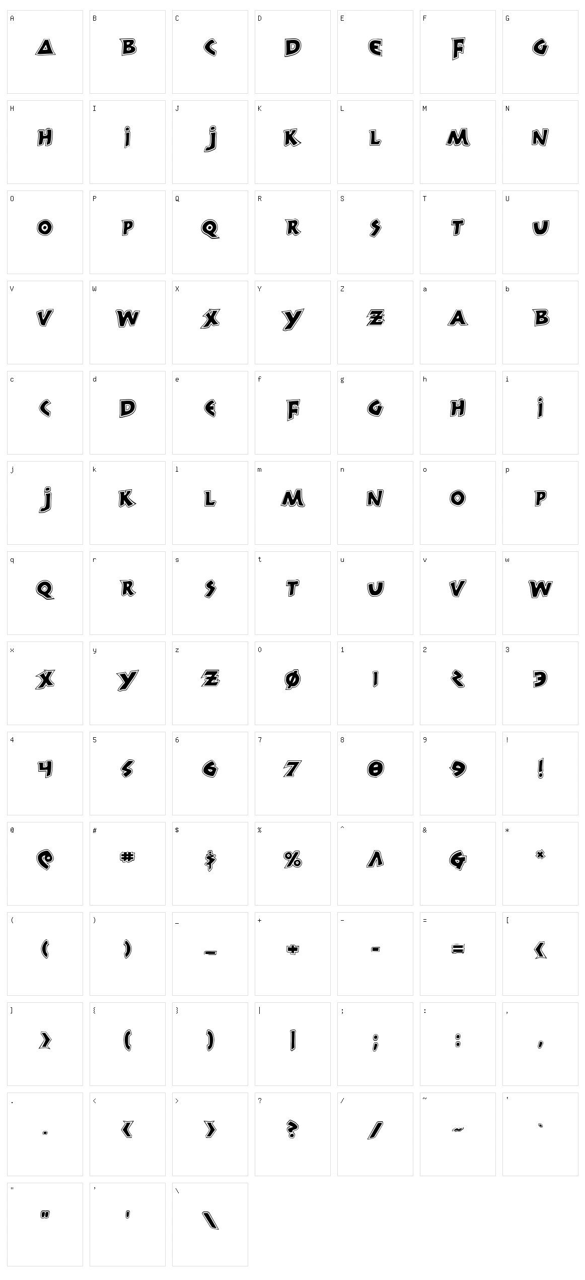 300 Trojans Character Set