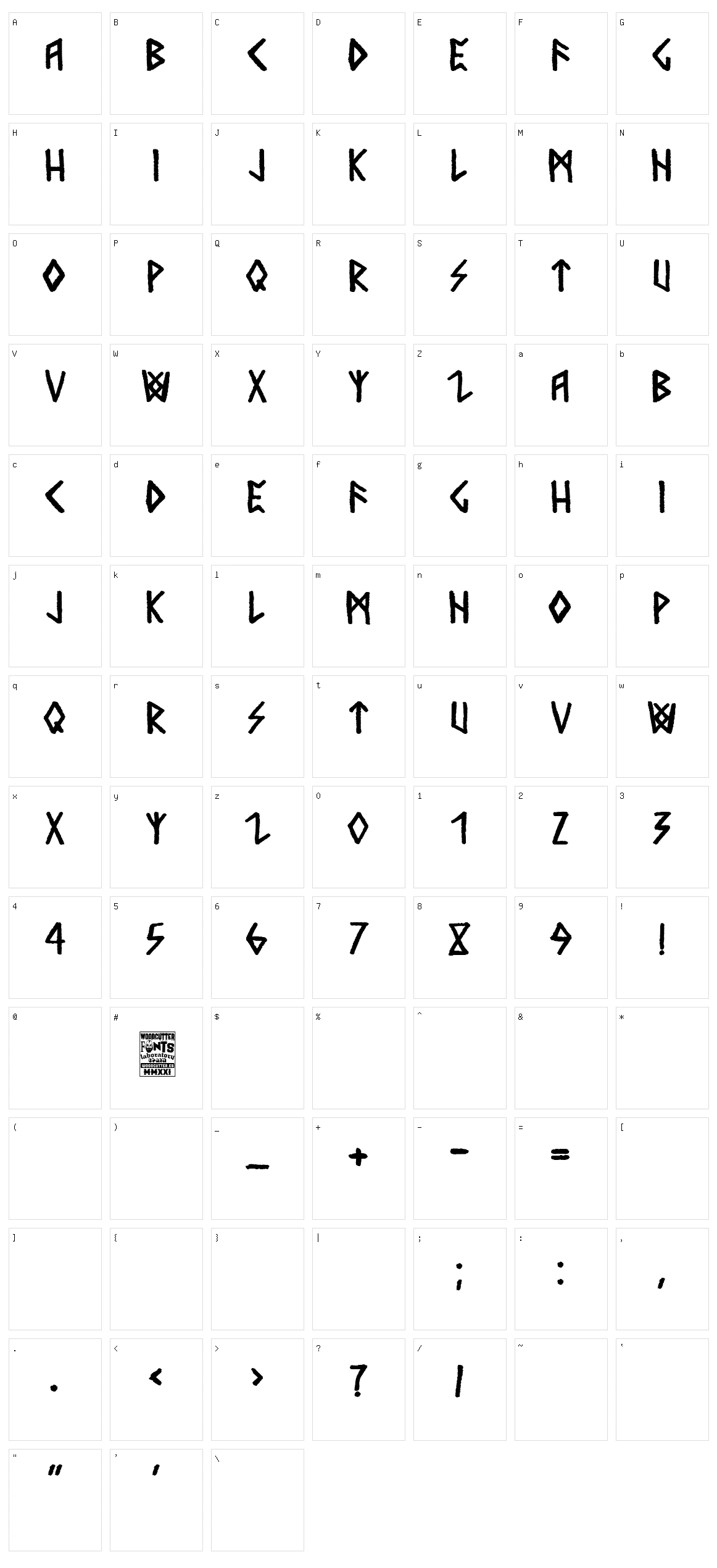Nordic Chance Character Set